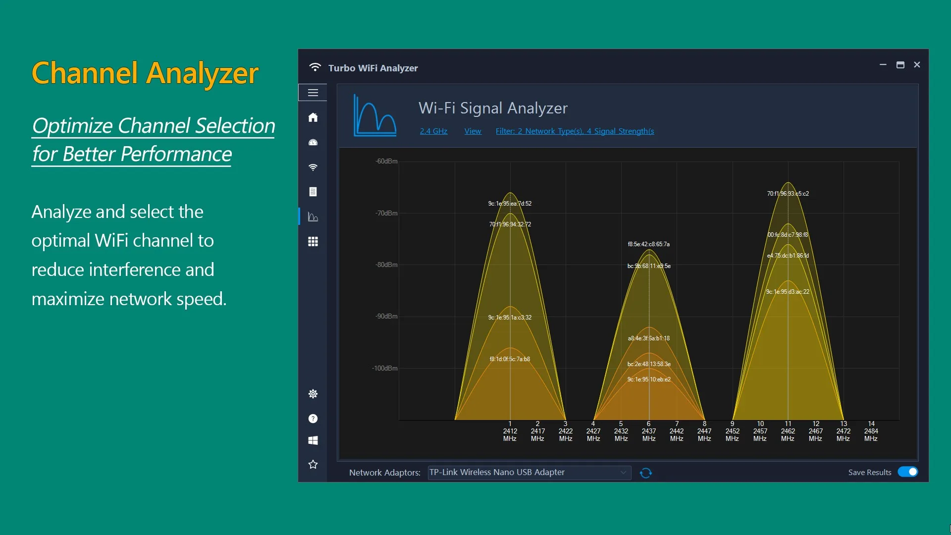 Turbo WiFi Analyzer - Speed Test, Analyze & Optimize Wi-Fi screenshot 2