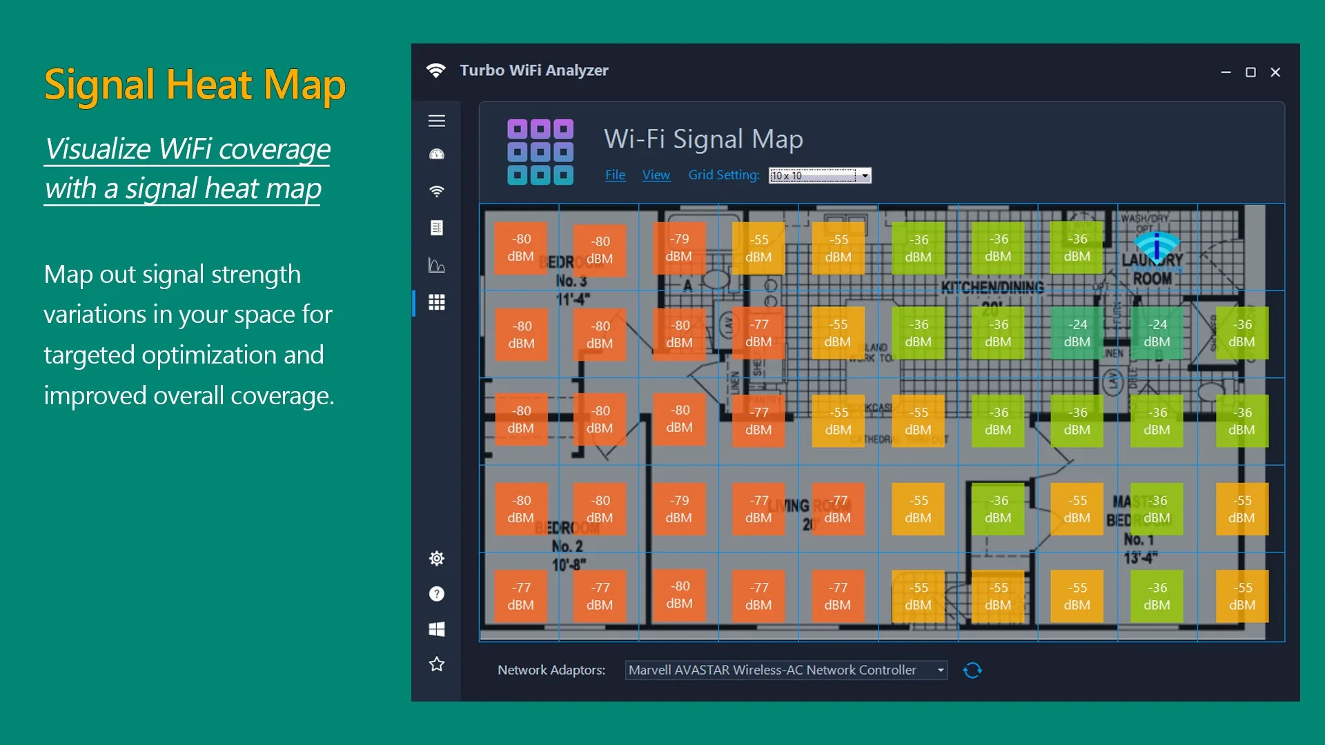 Turbo WiFi Analyzer - Speed Test, Analyze & Optimize Wi-Fi screenshot 3