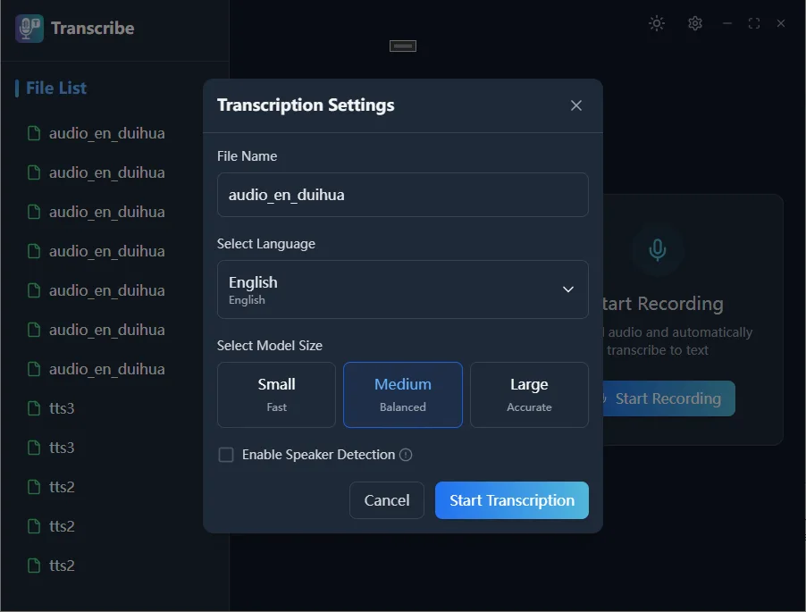 Speech to Text - Transcription screenshot 4