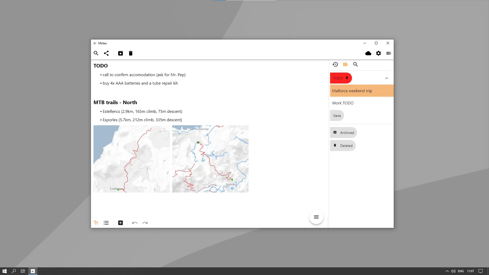 Motes - modern notes screenshot 3