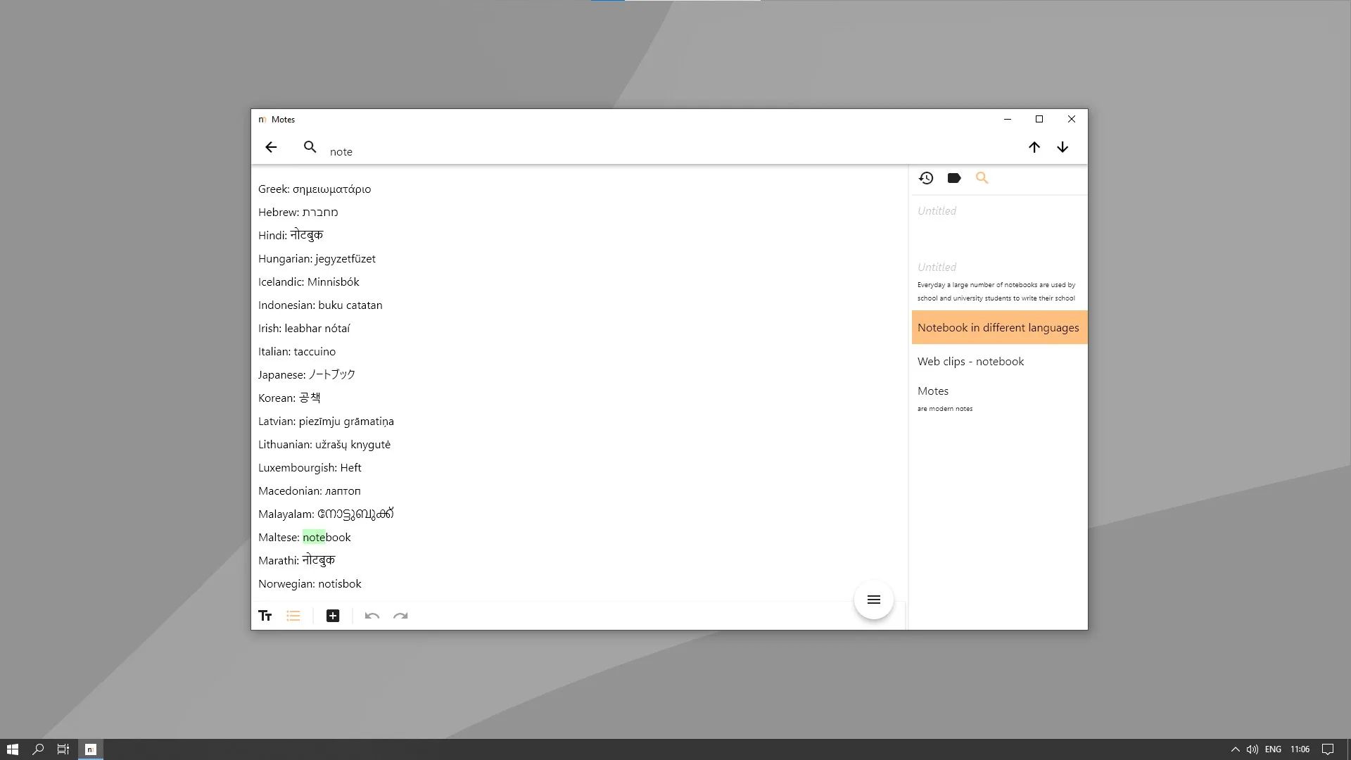 Motes - modern notes screenshot 4