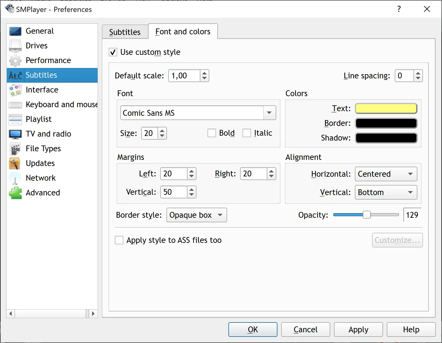 SMPlayer for Windows screenshot 1