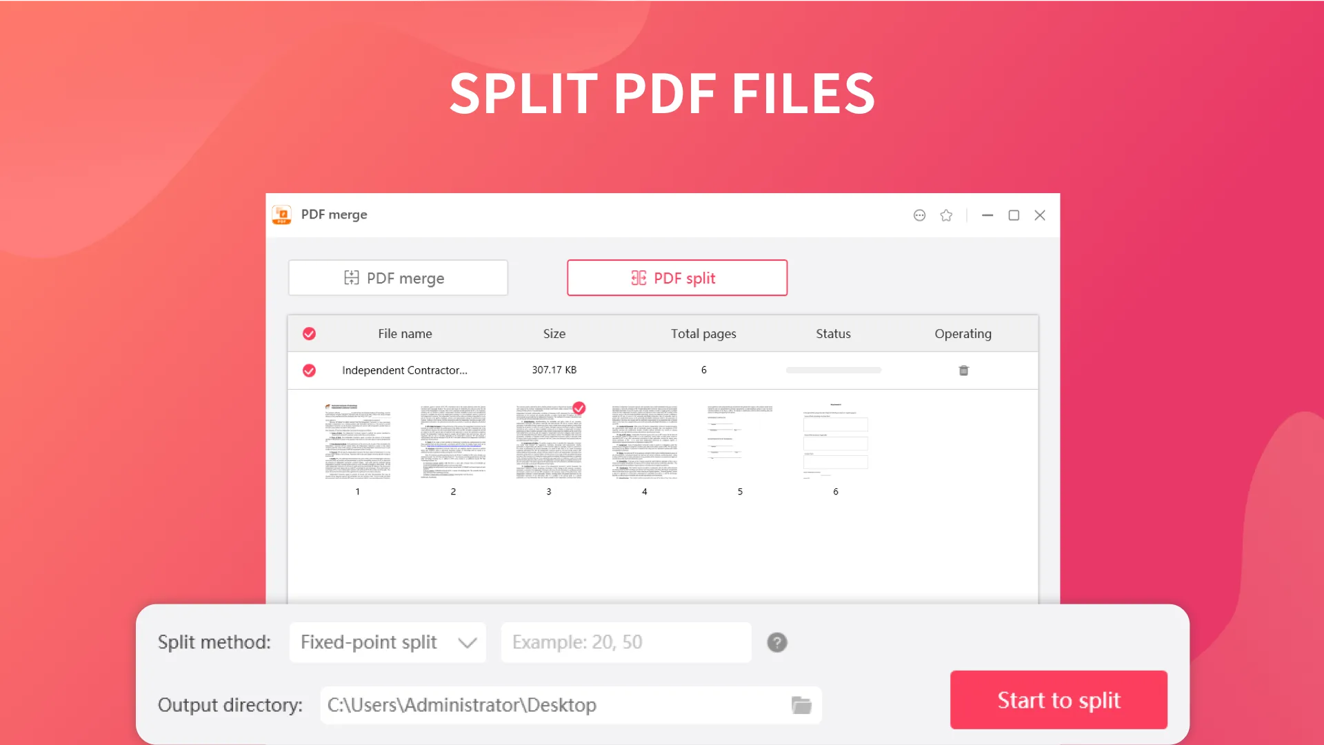 PDF Merge Tools screenshot 2