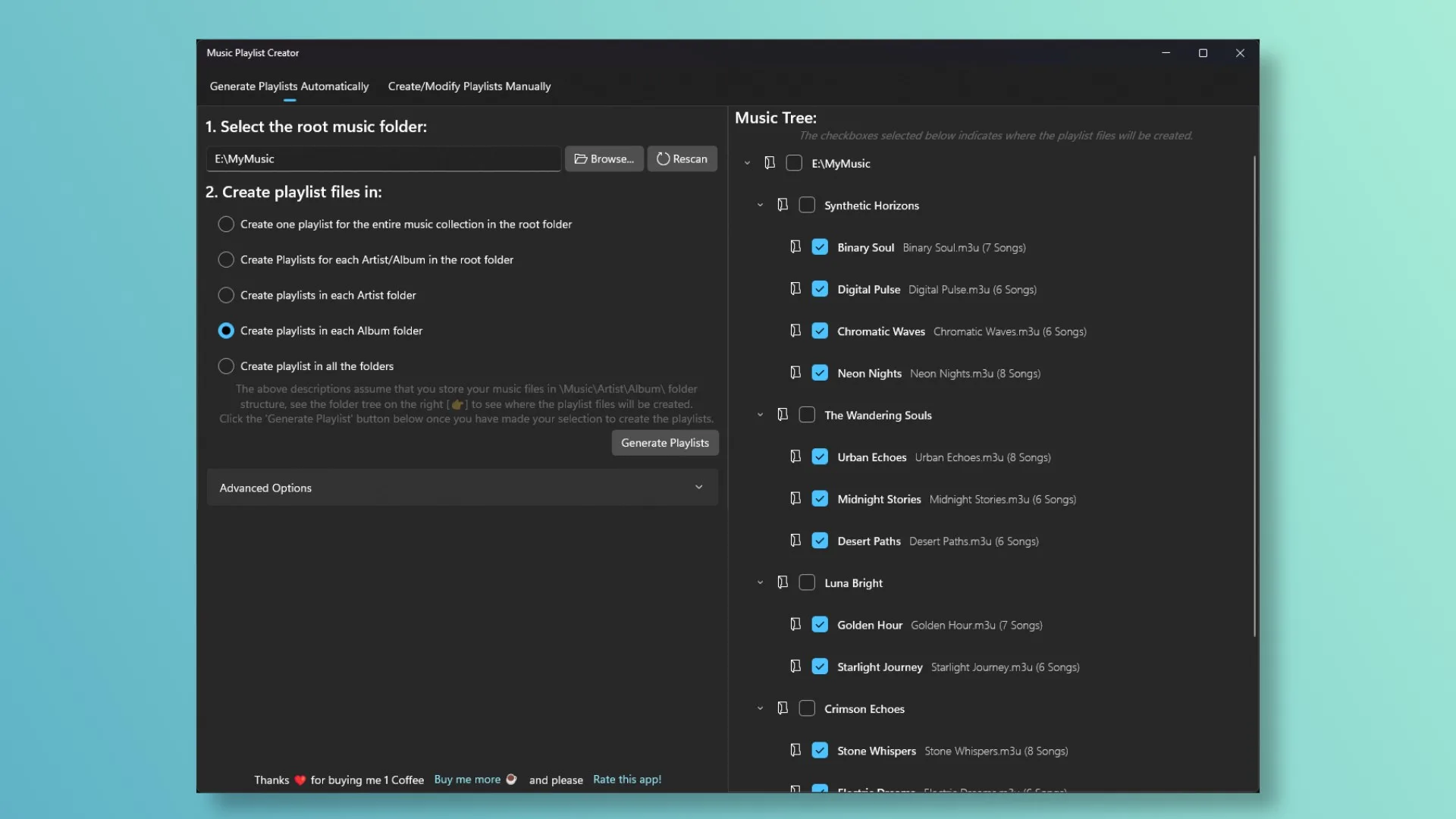 Music Playlist Creator screenshot 2