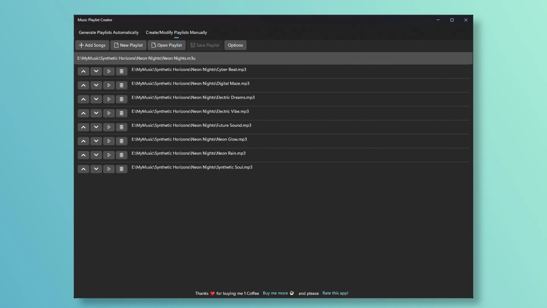 Music Playlist Creator screenshot 3