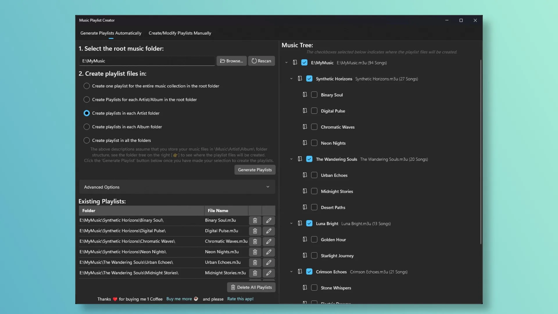 Music Playlist Creator screenshot 4