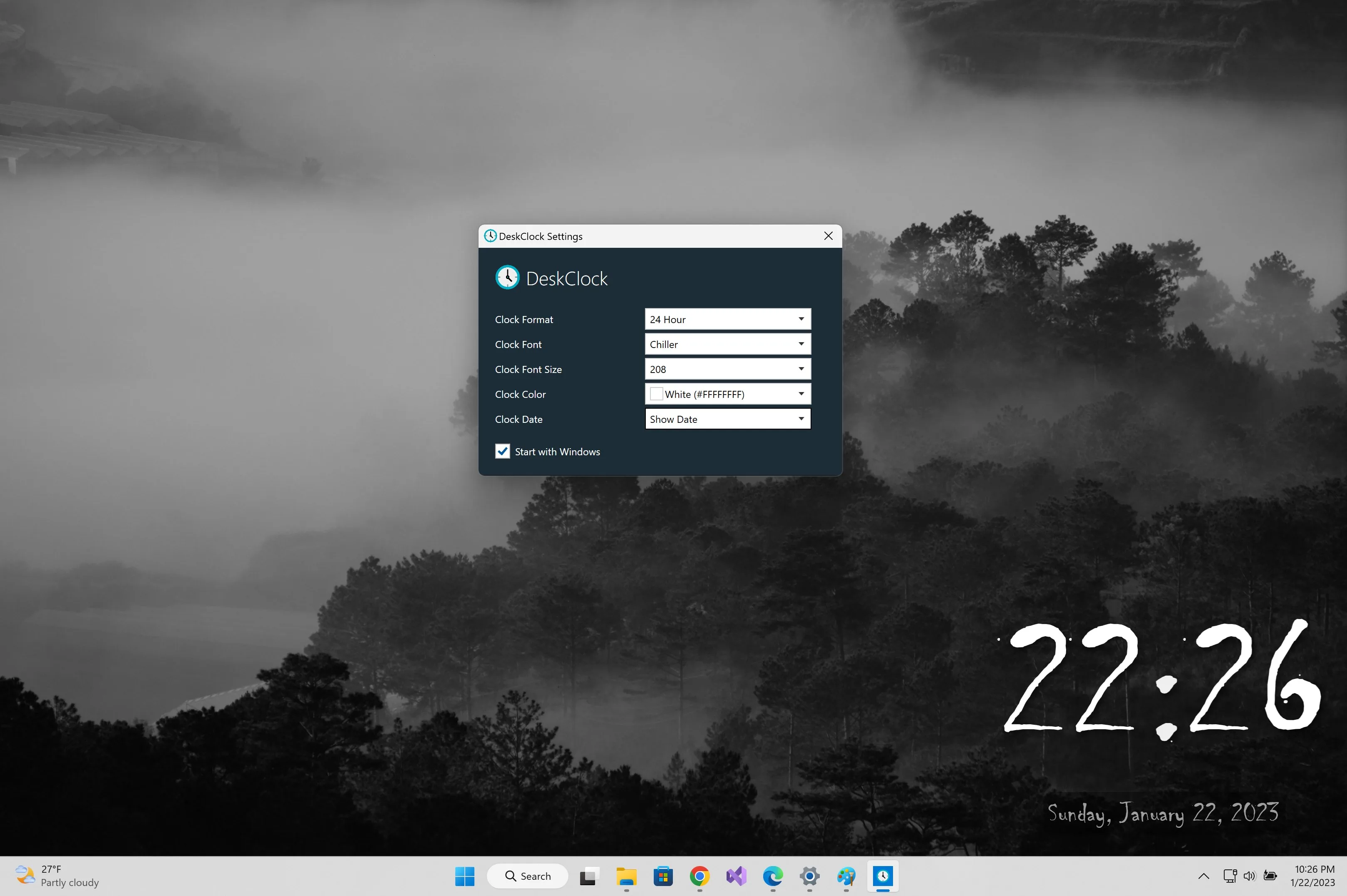 Desk Clock Desktop Widget screenshot 2