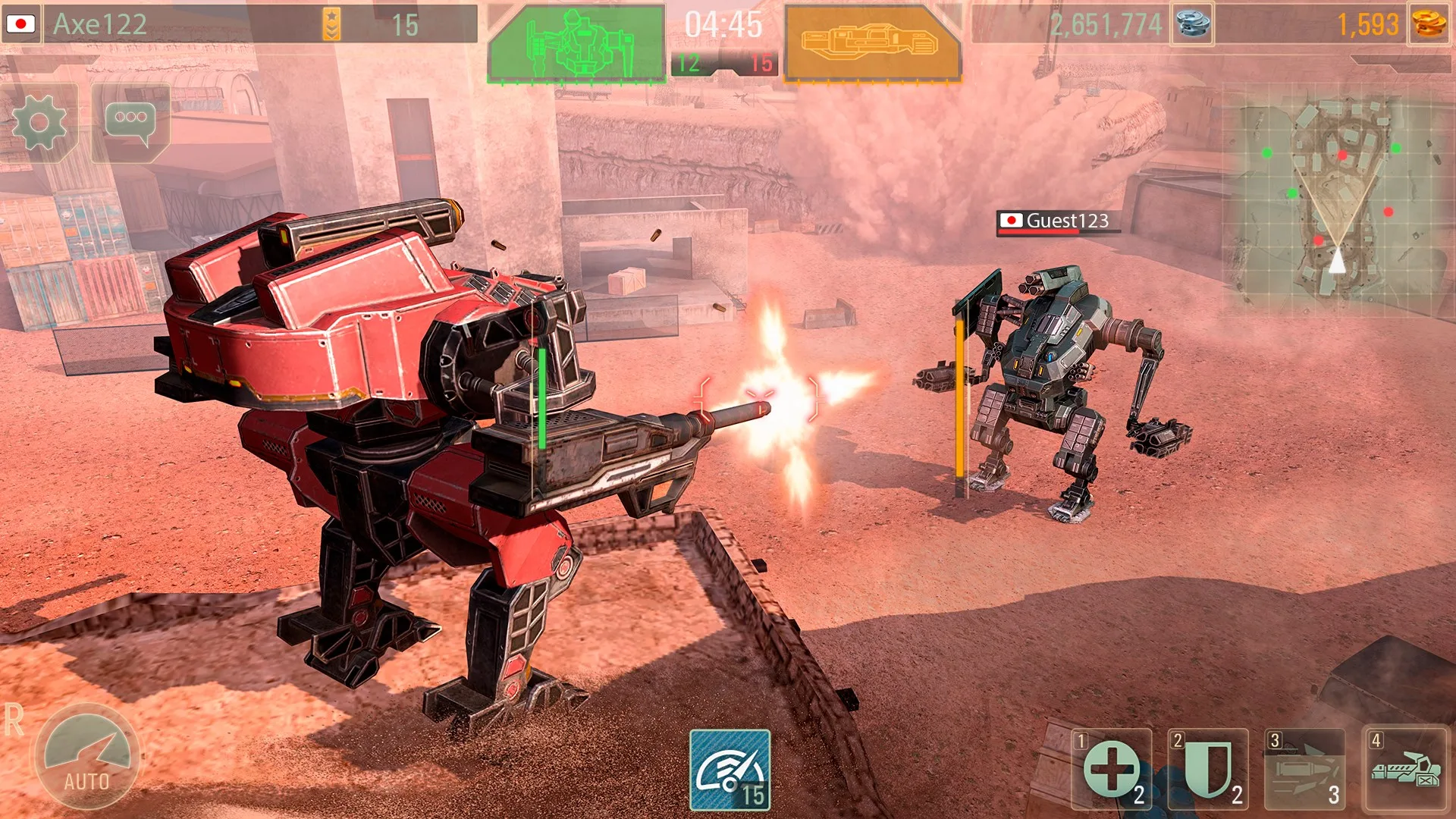 WWR: Warfare Robots Online screenshot 1