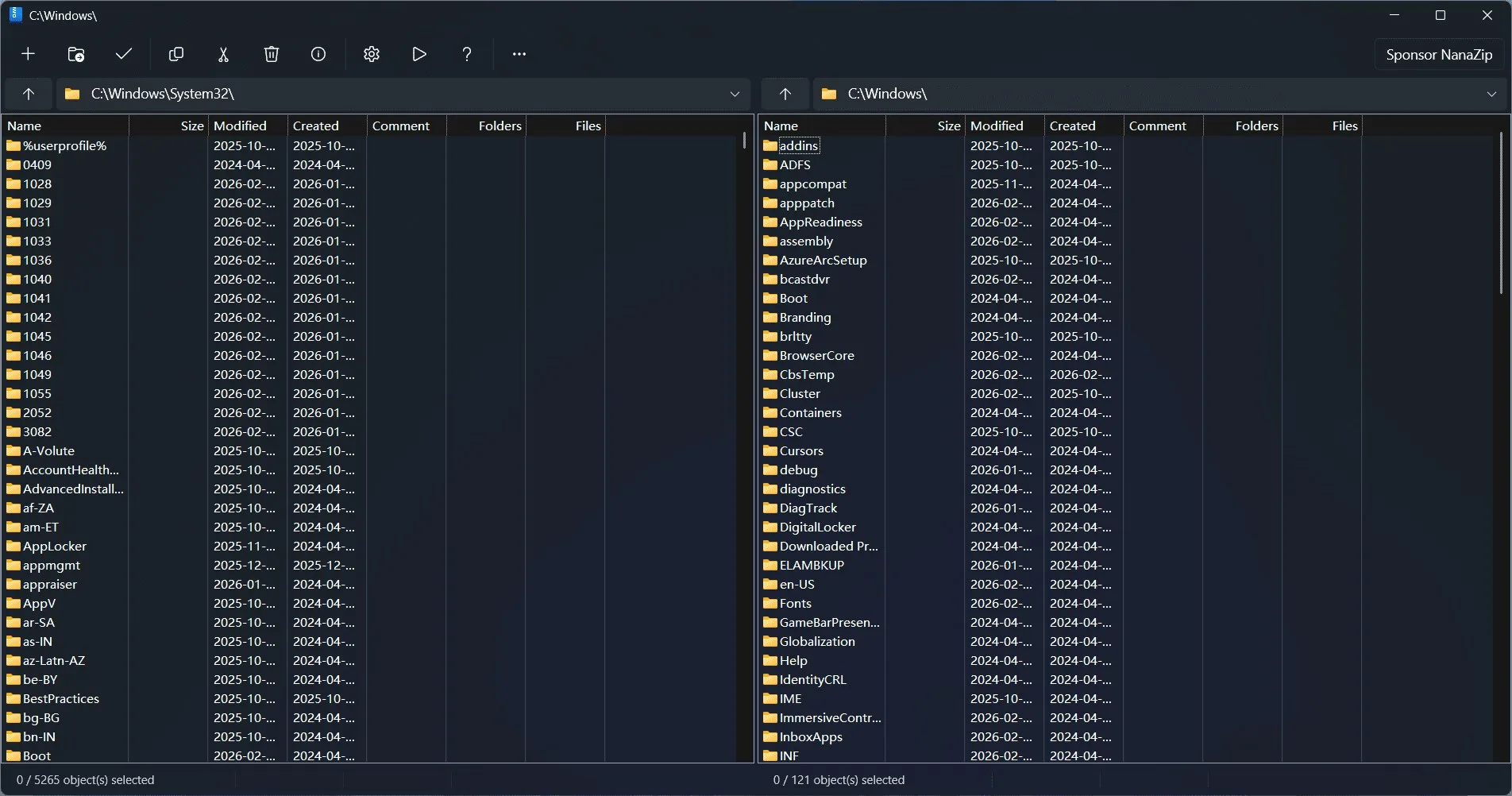 NanaZip screenshot 3