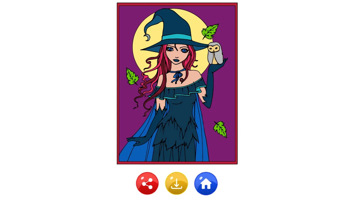 Halloween Color By Number - Horror Painting Festive Art screenshot 3