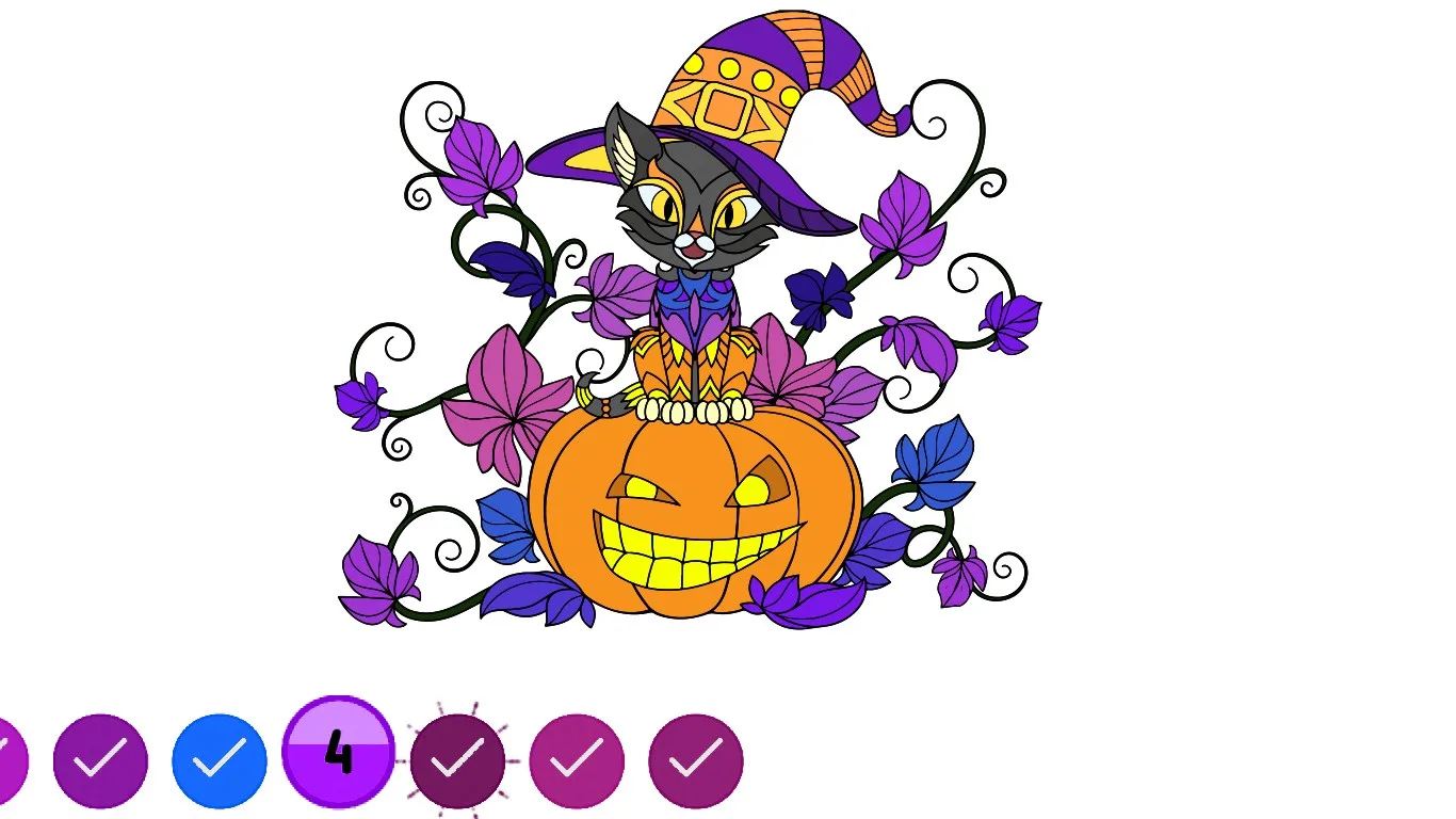 Halloween Color By Number - Horror Painting Festive Art screenshot 5
