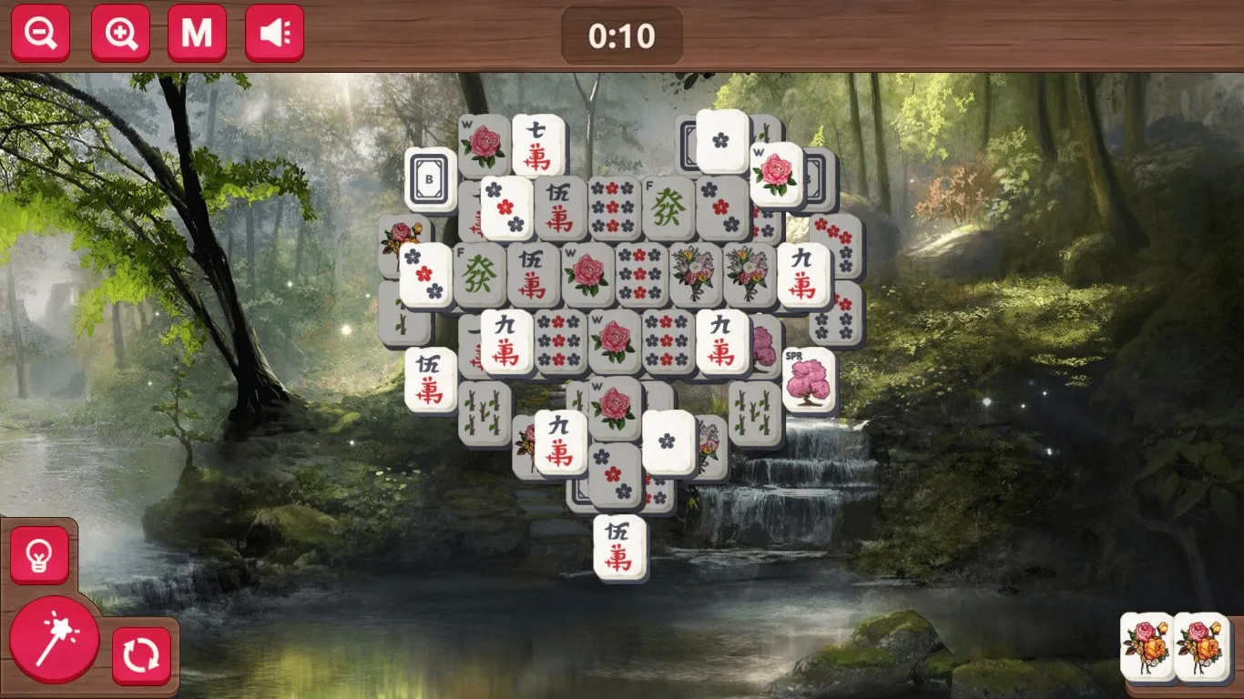Mahjong Roses screenshot 1