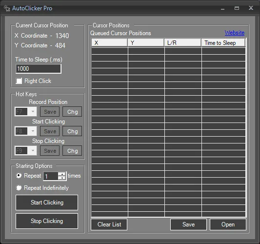AutoClicker Pro screenshot 1