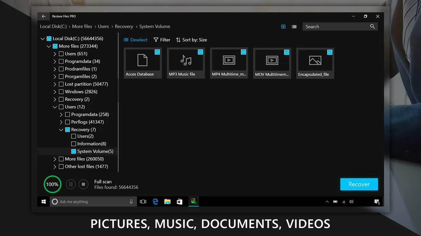 Restore Files PRO screenshot 3