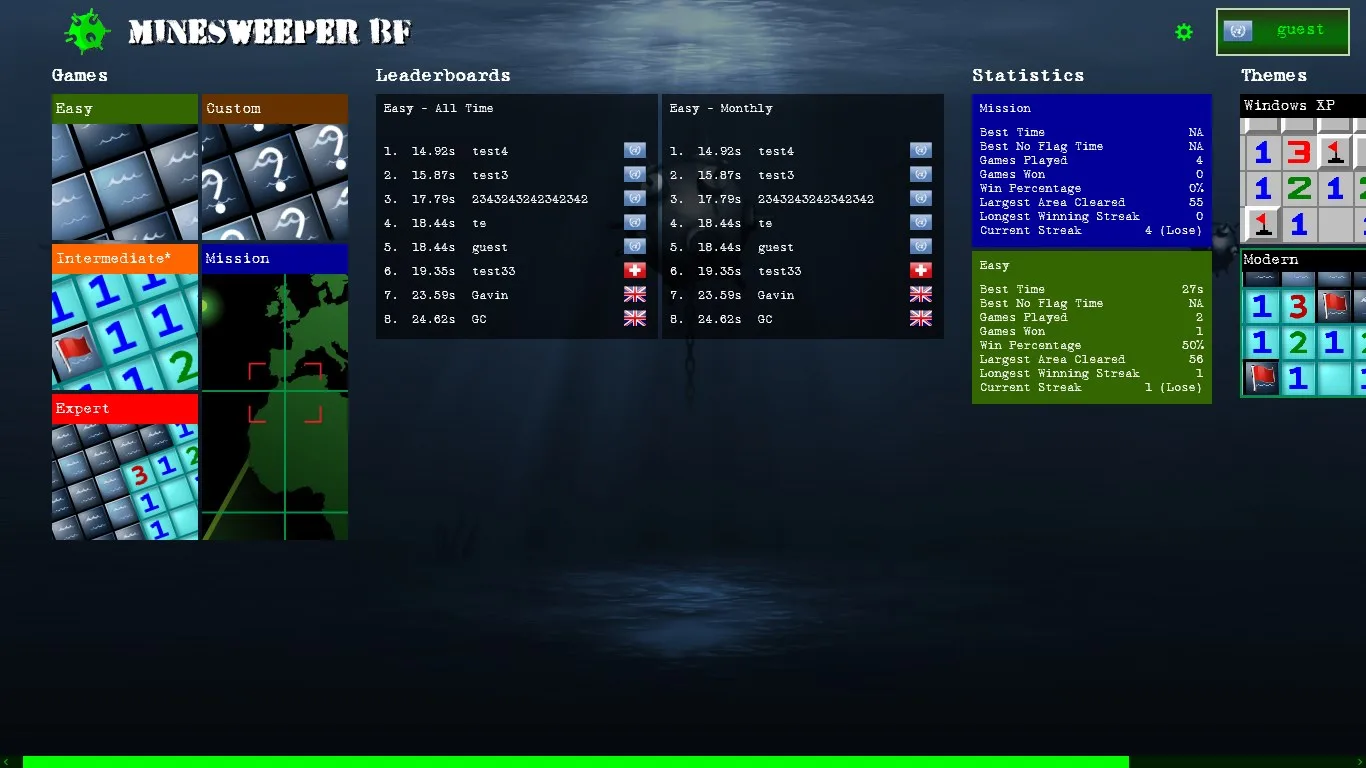 Minesweeper BF screenshot 2