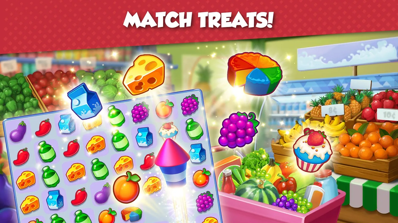 Supermarket Mania - Match 3: Shopping Adventure Frenzy screenshot 3
