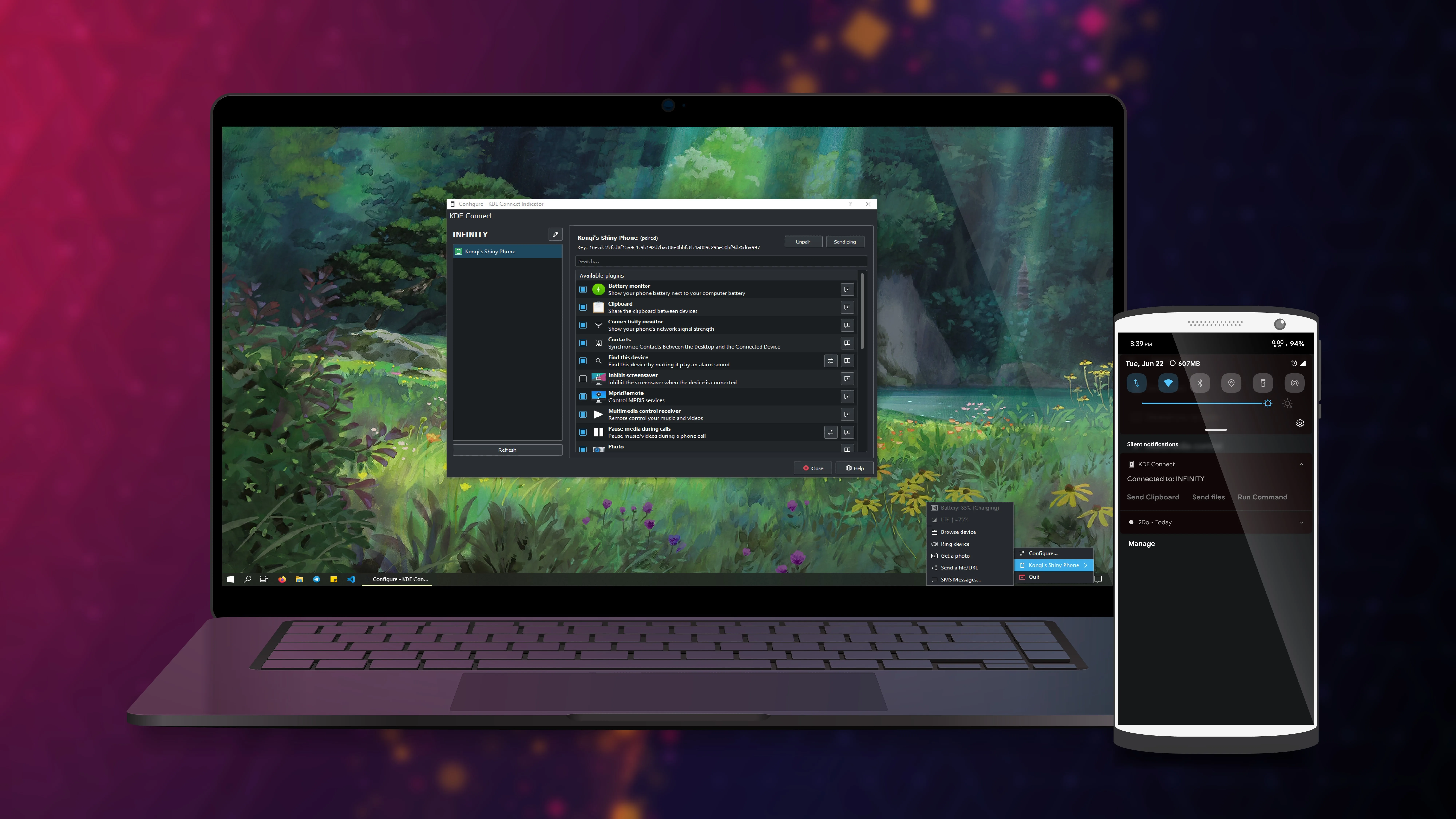 KDE Connect screenshot 2