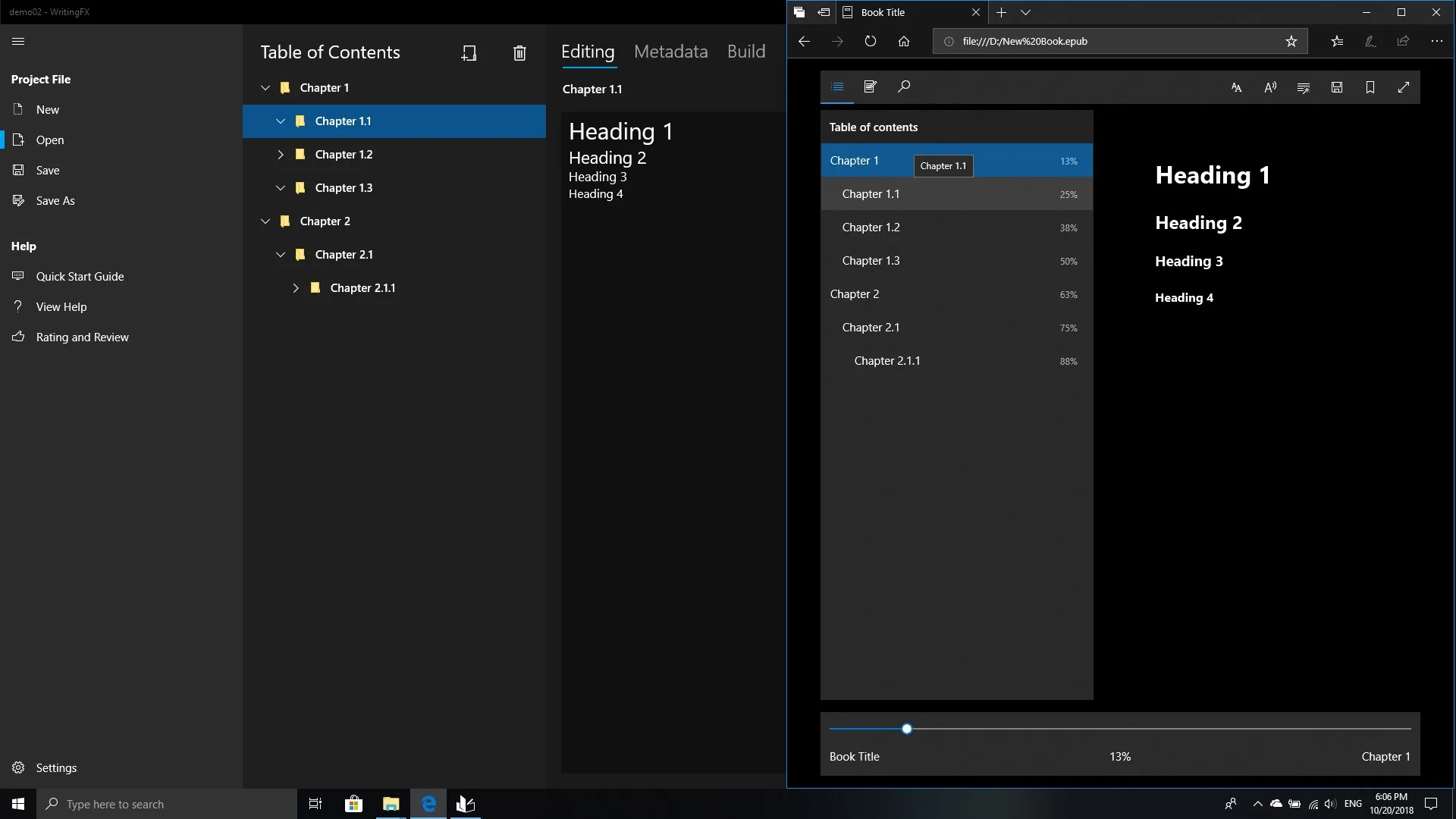 WritingFX screenshot 1