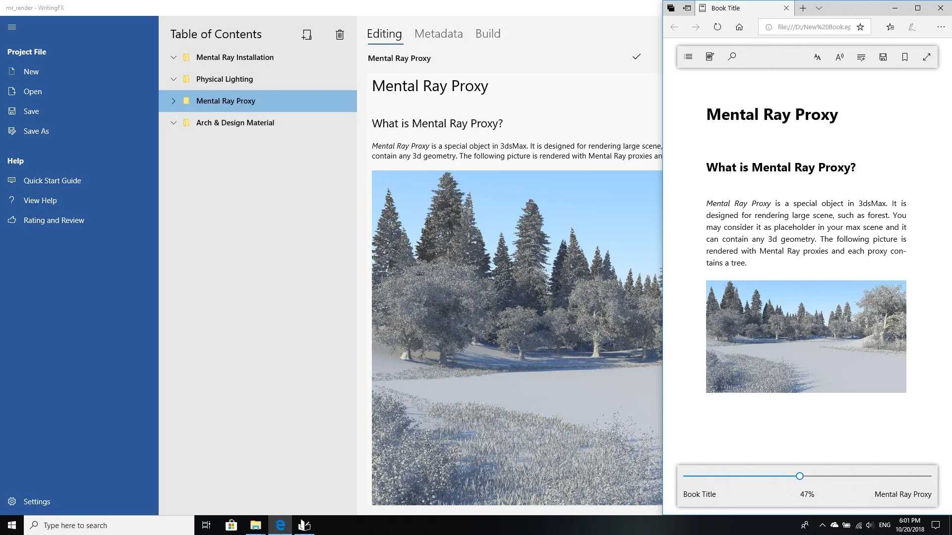 WritingFX screenshot 2