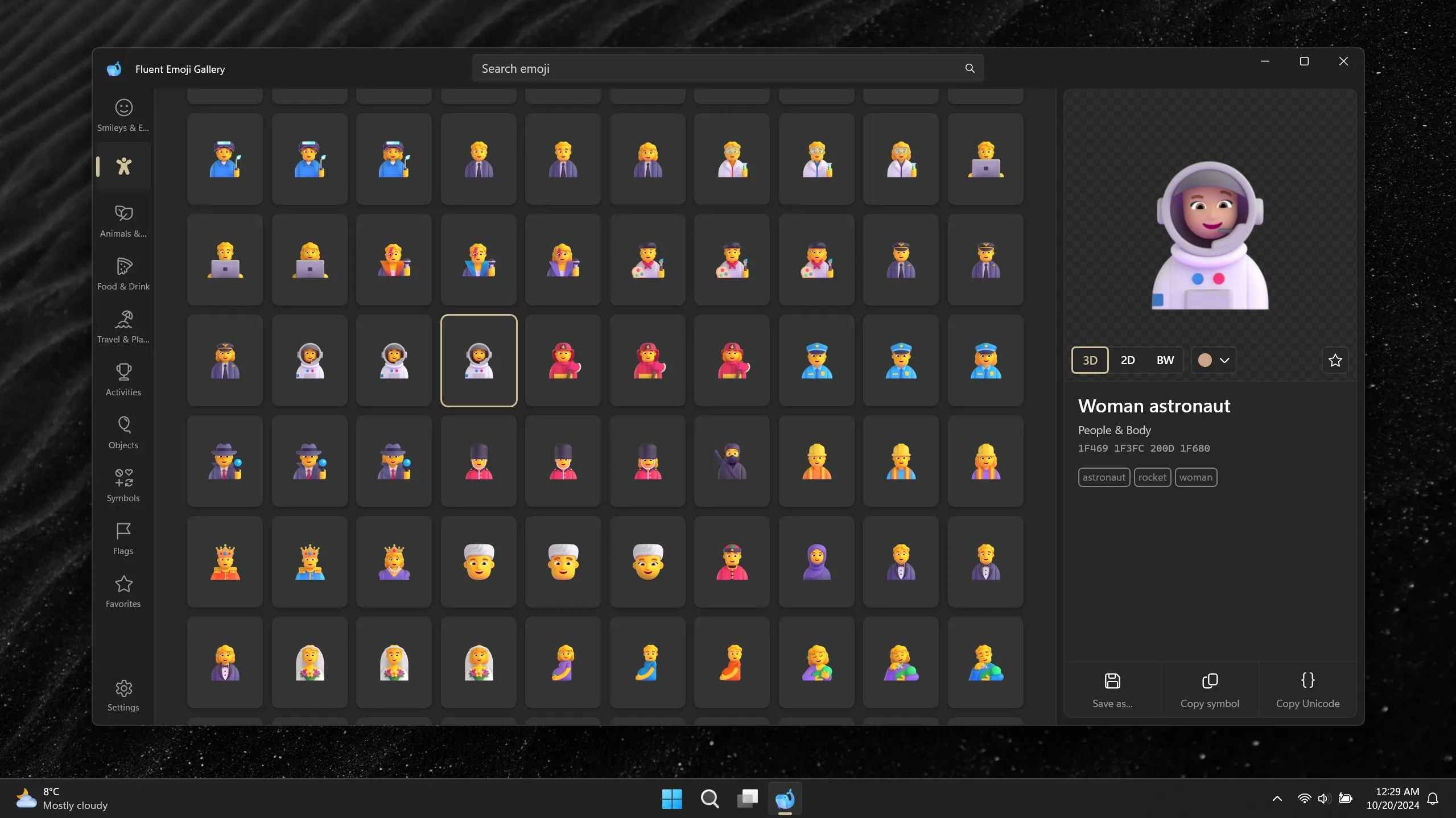 Fluent Emoji Gallery screenshot 2