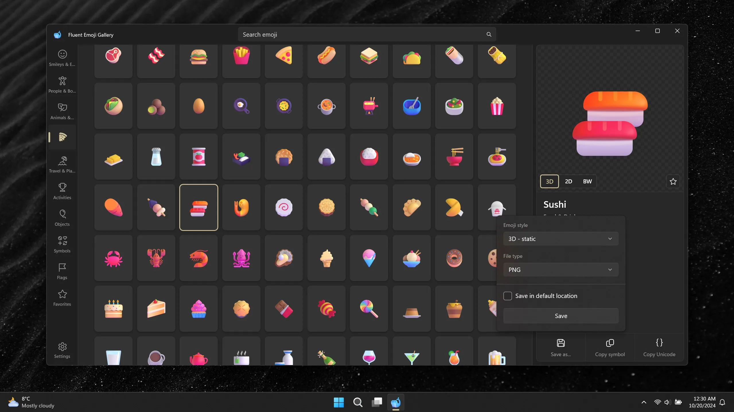 Fluent Emoji Gallery screenshot 3