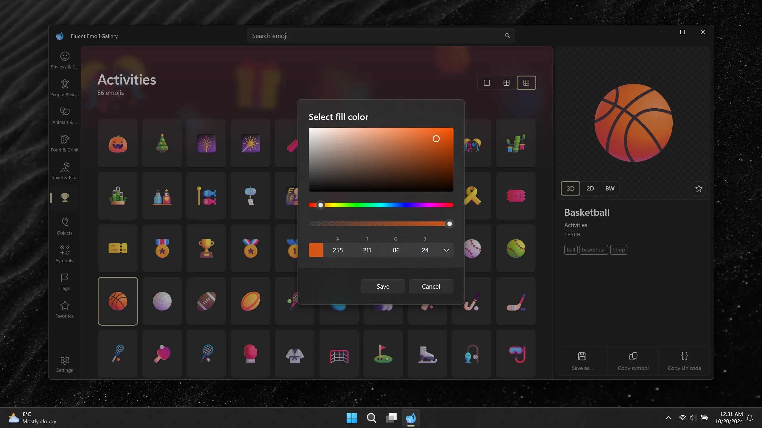 Fluent Emoji Gallery screenshot 4