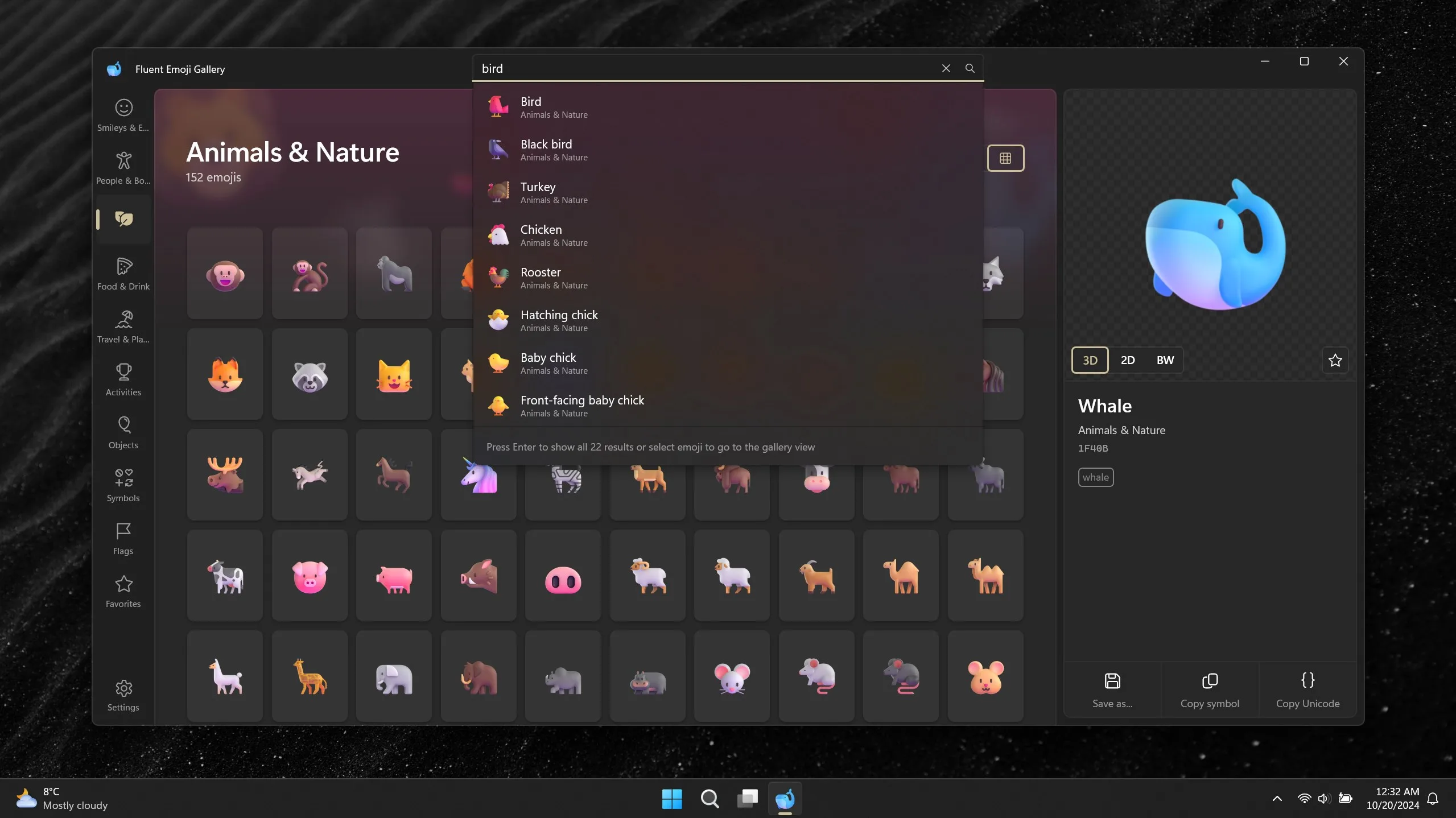 Fluent Emoji Gallery screenshot 5