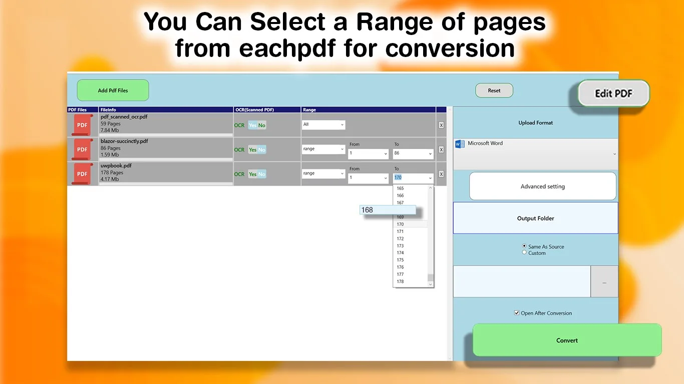 PDF Converter Pro : PDF To DOCX screenshot 2