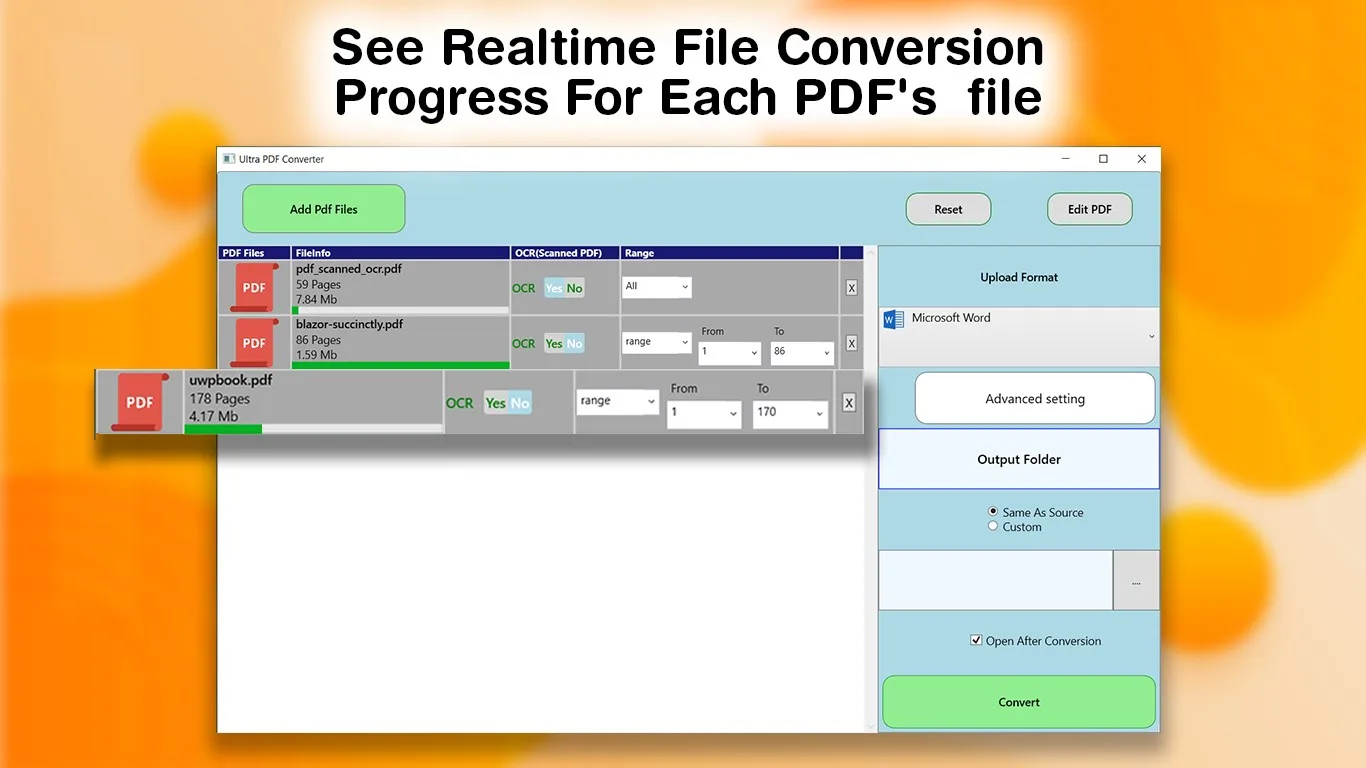 PDF Converter Pro : PDF To DOCX screenshot 3