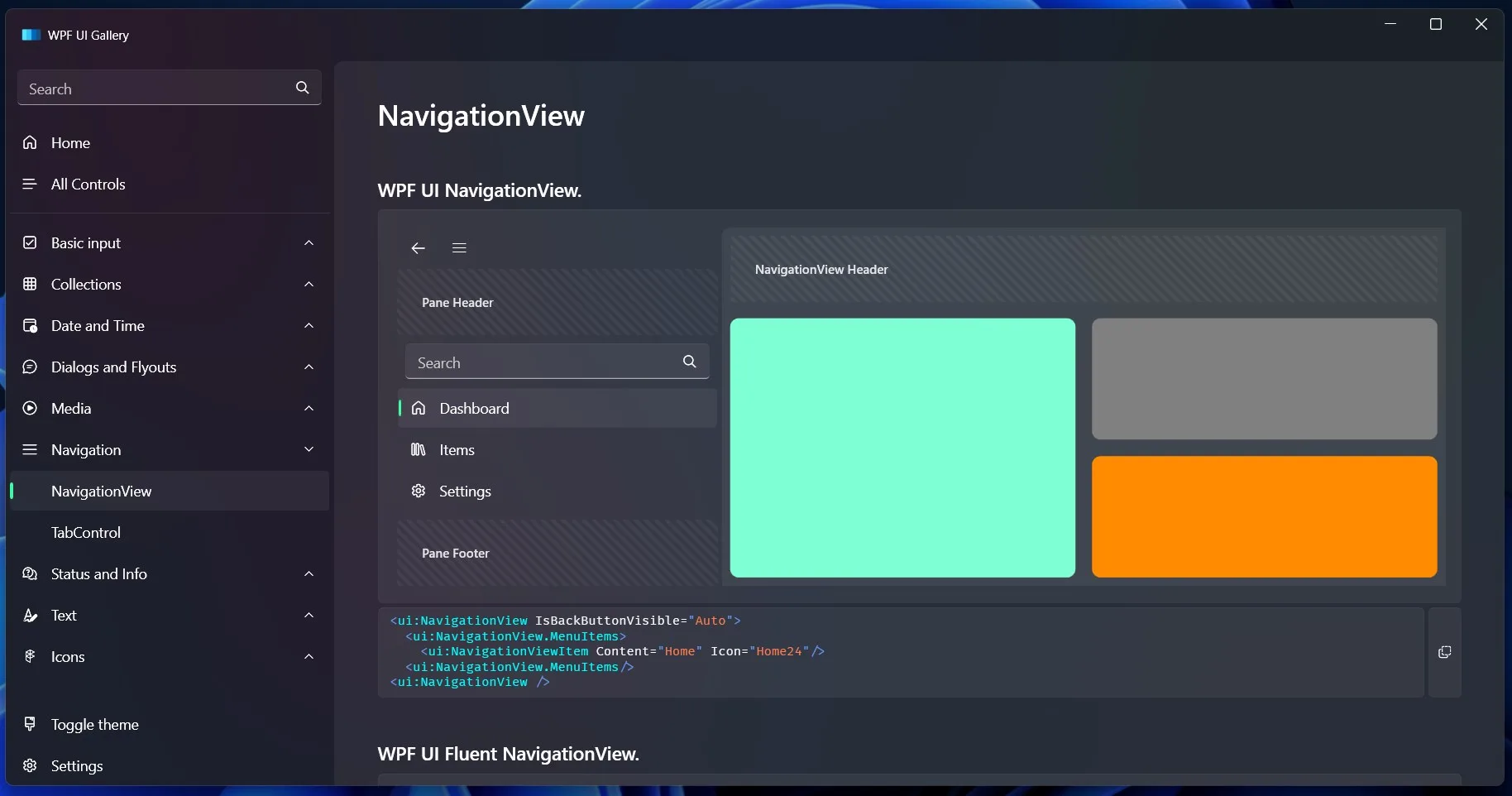 WPF UI screenshot 2