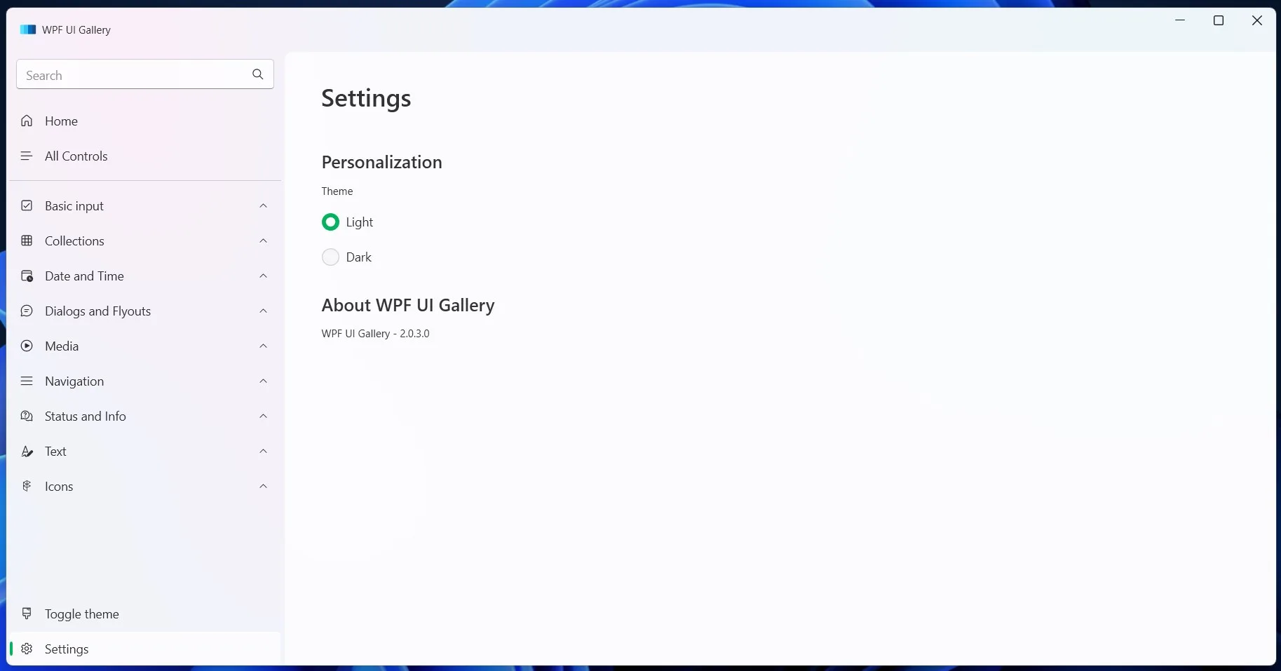 WPF UI screenshot 4
