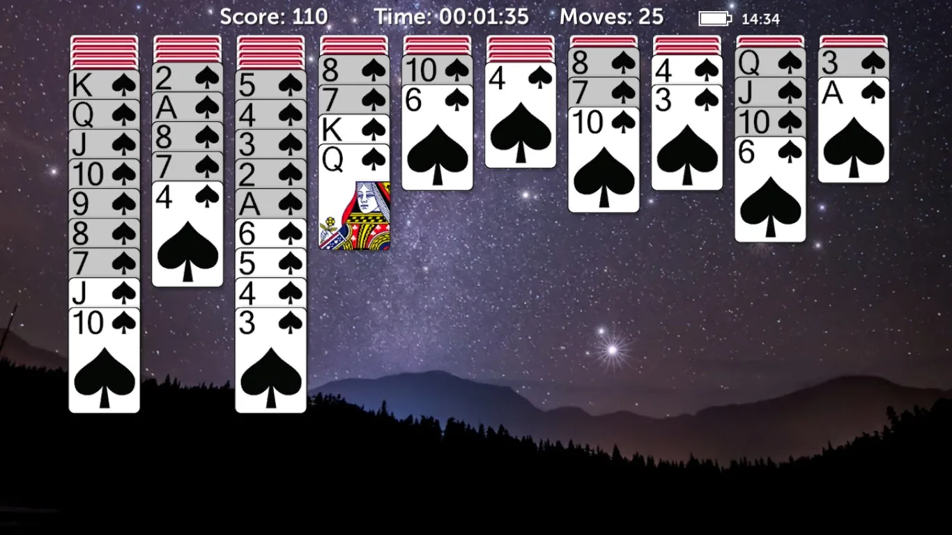 Spider Solitaire Classic 2022 screenshot 2