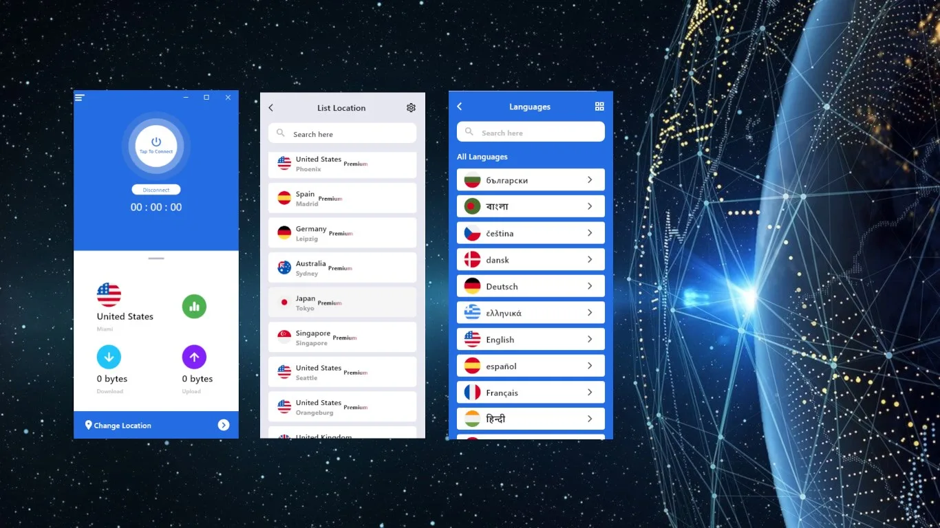 2Go VPN - Secure Fast Proxy screenshot 1