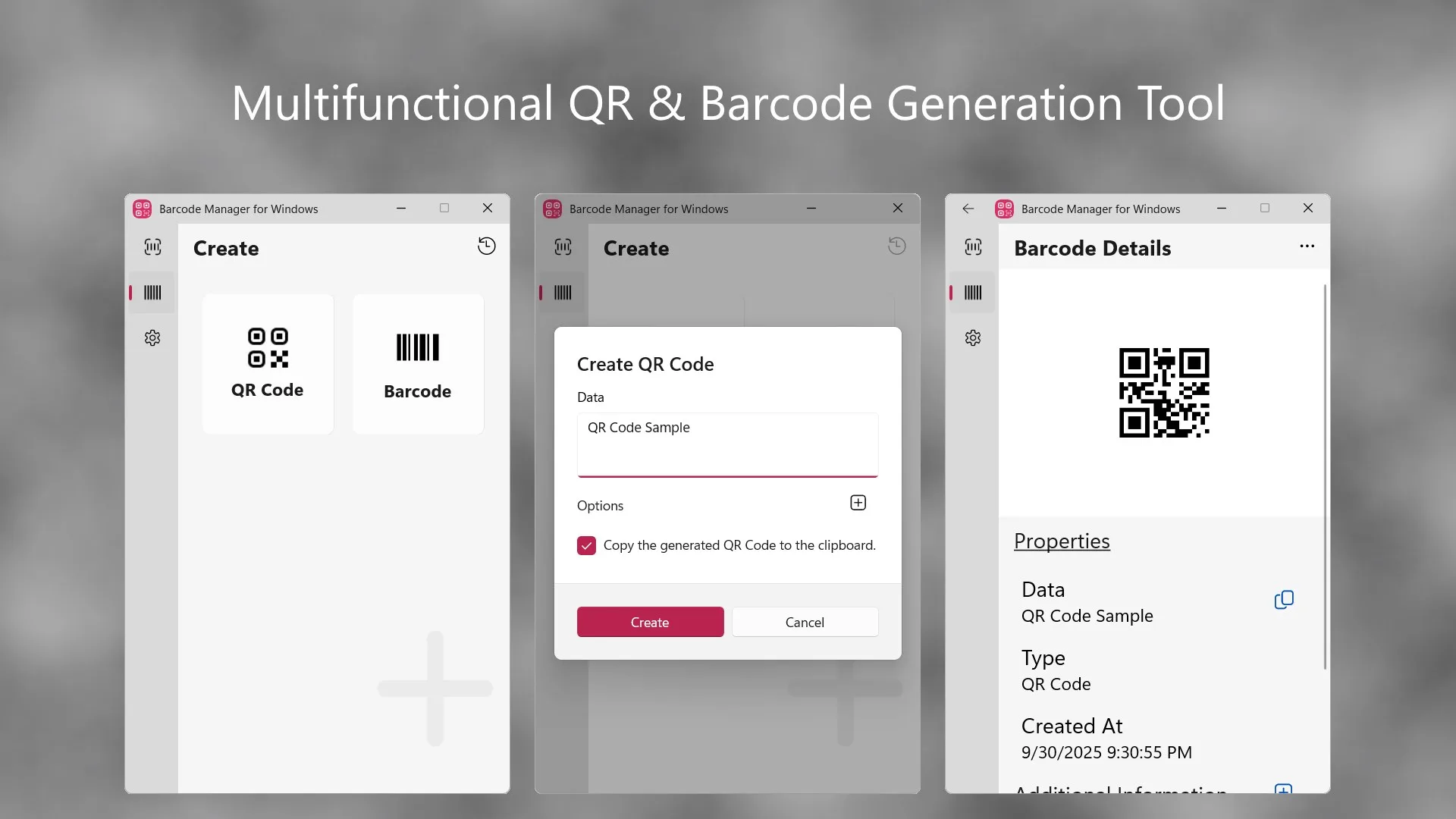 Barcode Manager for Windows screenshot 5