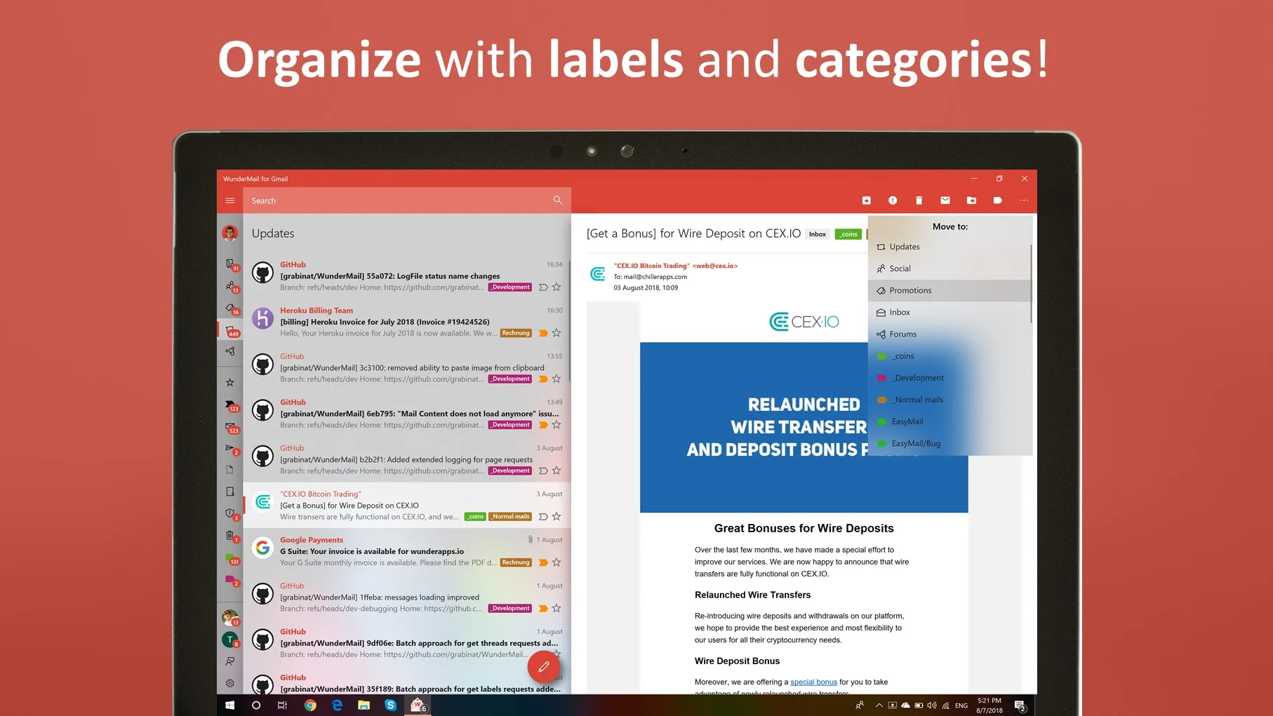 WunderMail - Native Mail App screenshot 3