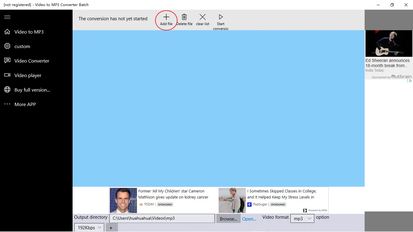 Video to MP3 audio screenshot 4