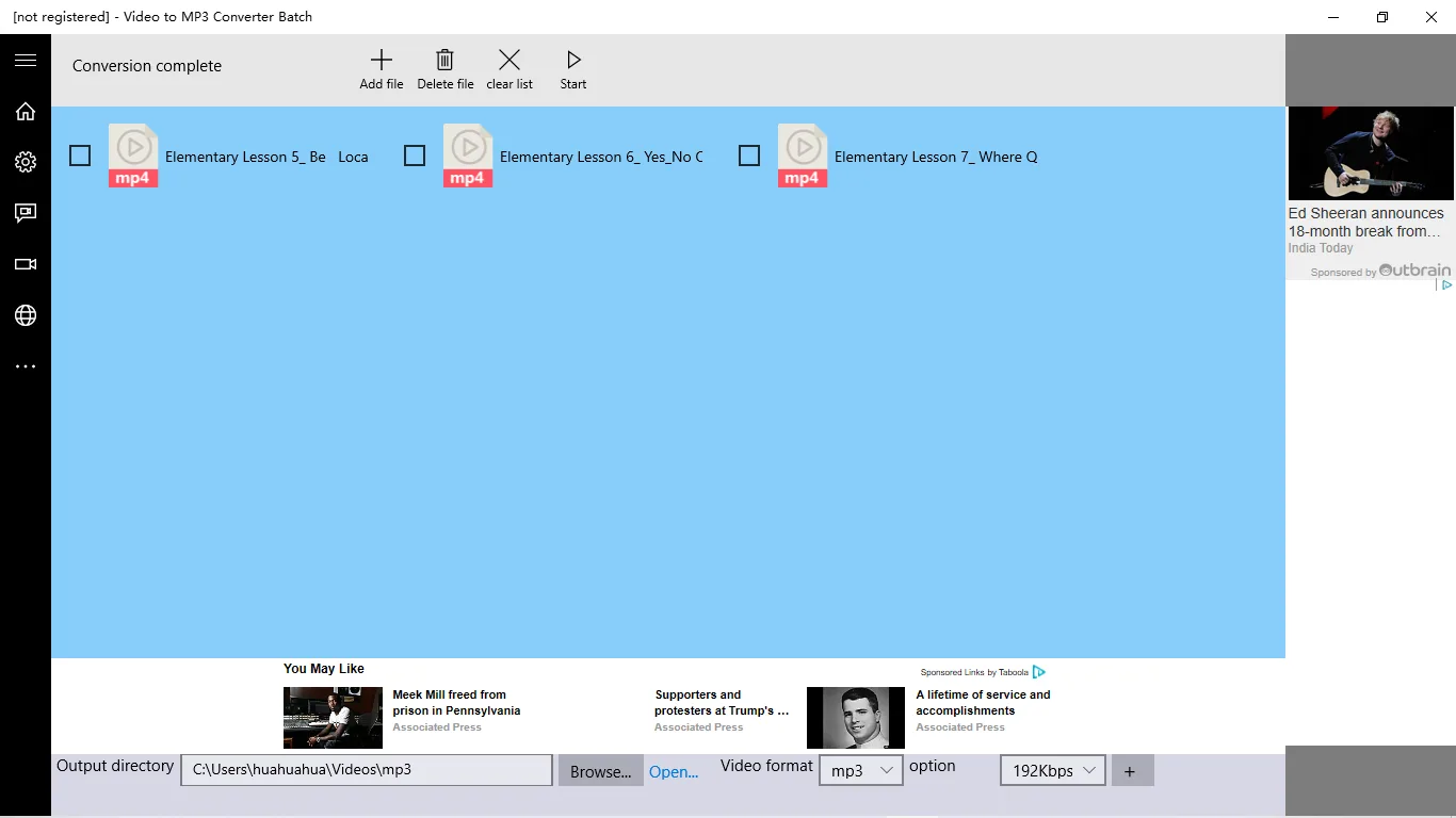 Video to MP3 audio screenshot 5