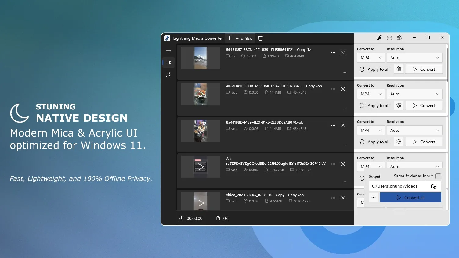 Lightning Media Converter: 4K Video & Audio Suite screenshot 3