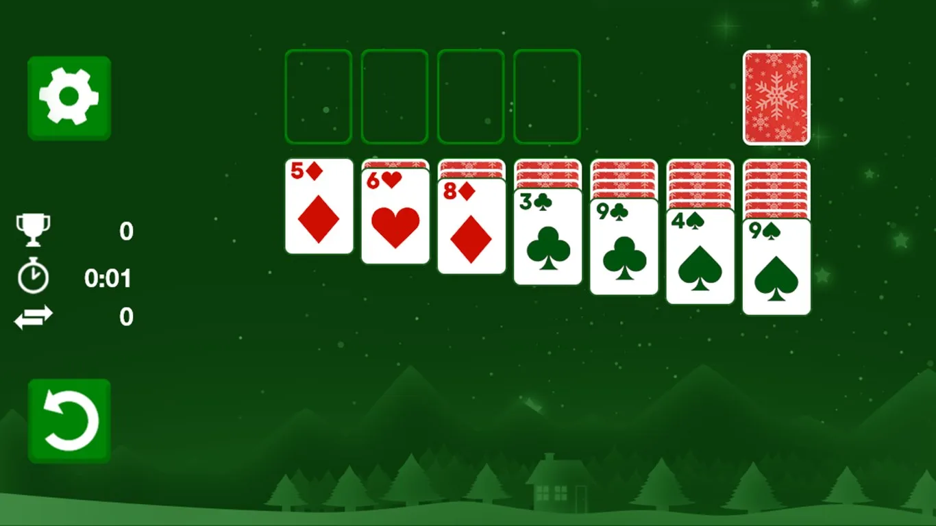 Solitaire Classic Christmas screenshot 1