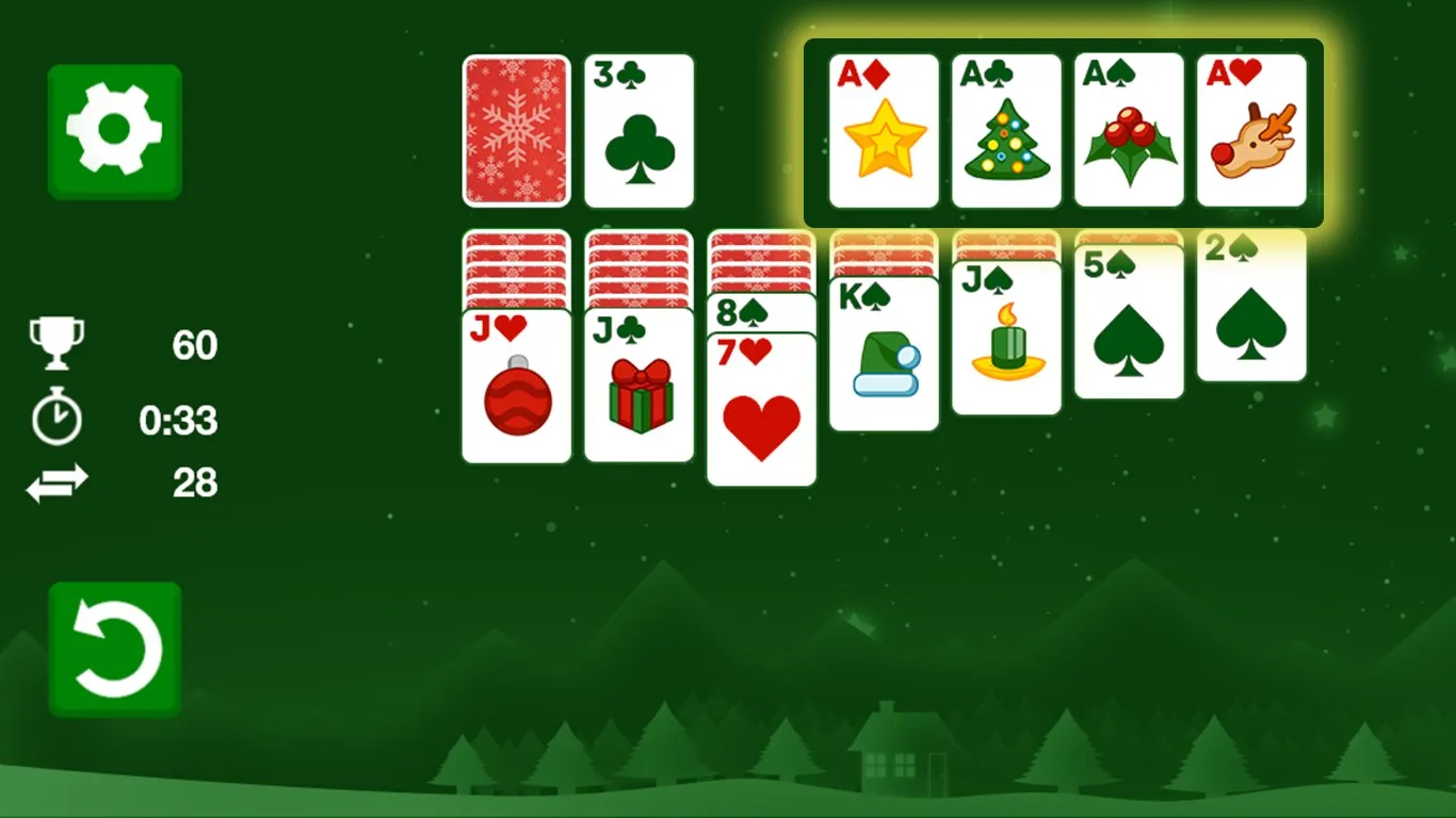 Solitaire Classic Christmas screenshot 5