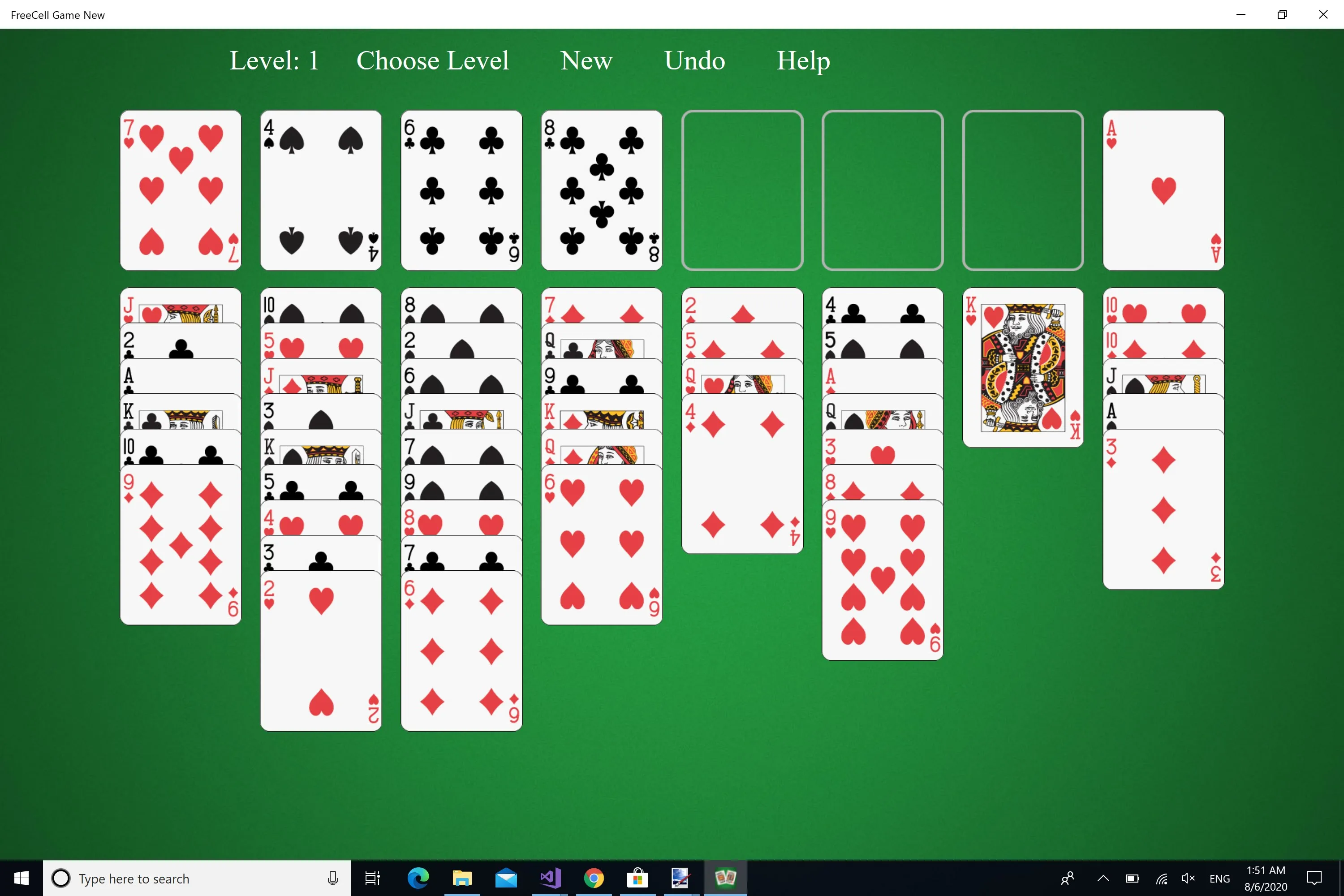 FreeCell Game New screenshot 3