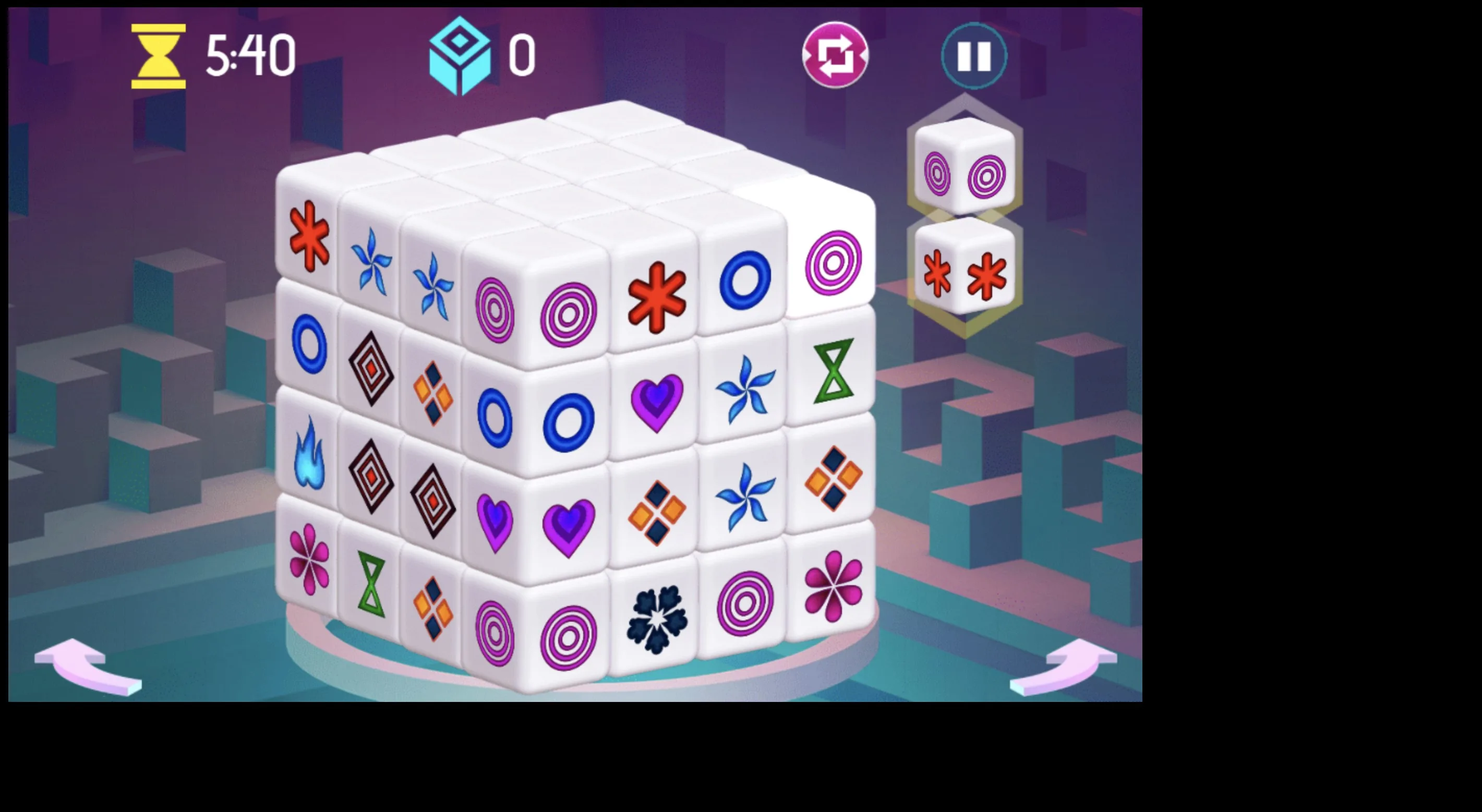 Mahjongg Dimensions Pro screenshot 2
