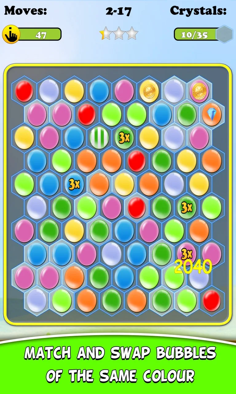 Bubble Crush Quest. screenshot 1