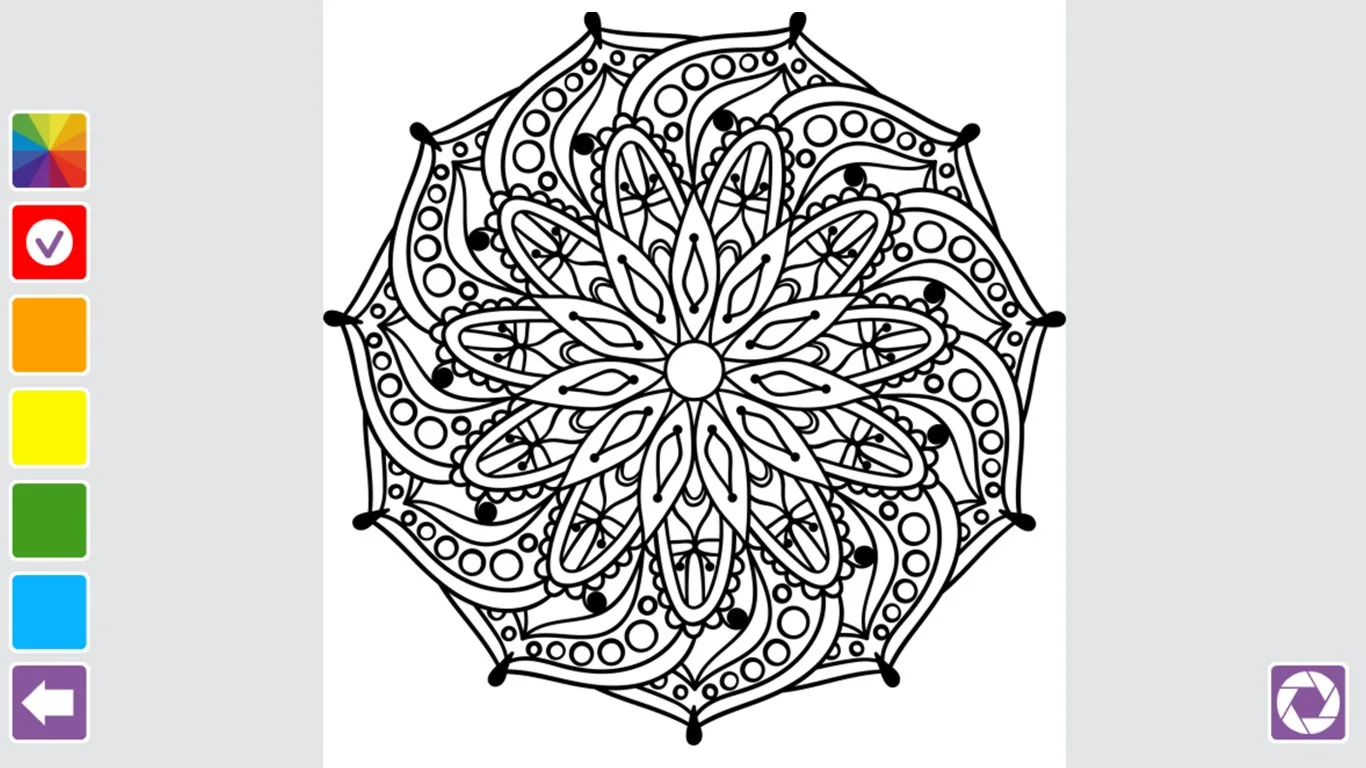 Coloring Book - Mandala Drawing screenshot 2