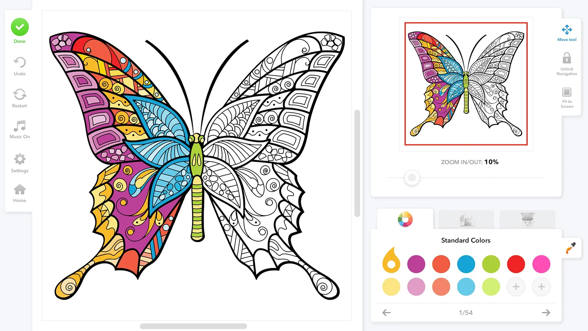 Epic Coloring Book for Adults screenshot 1