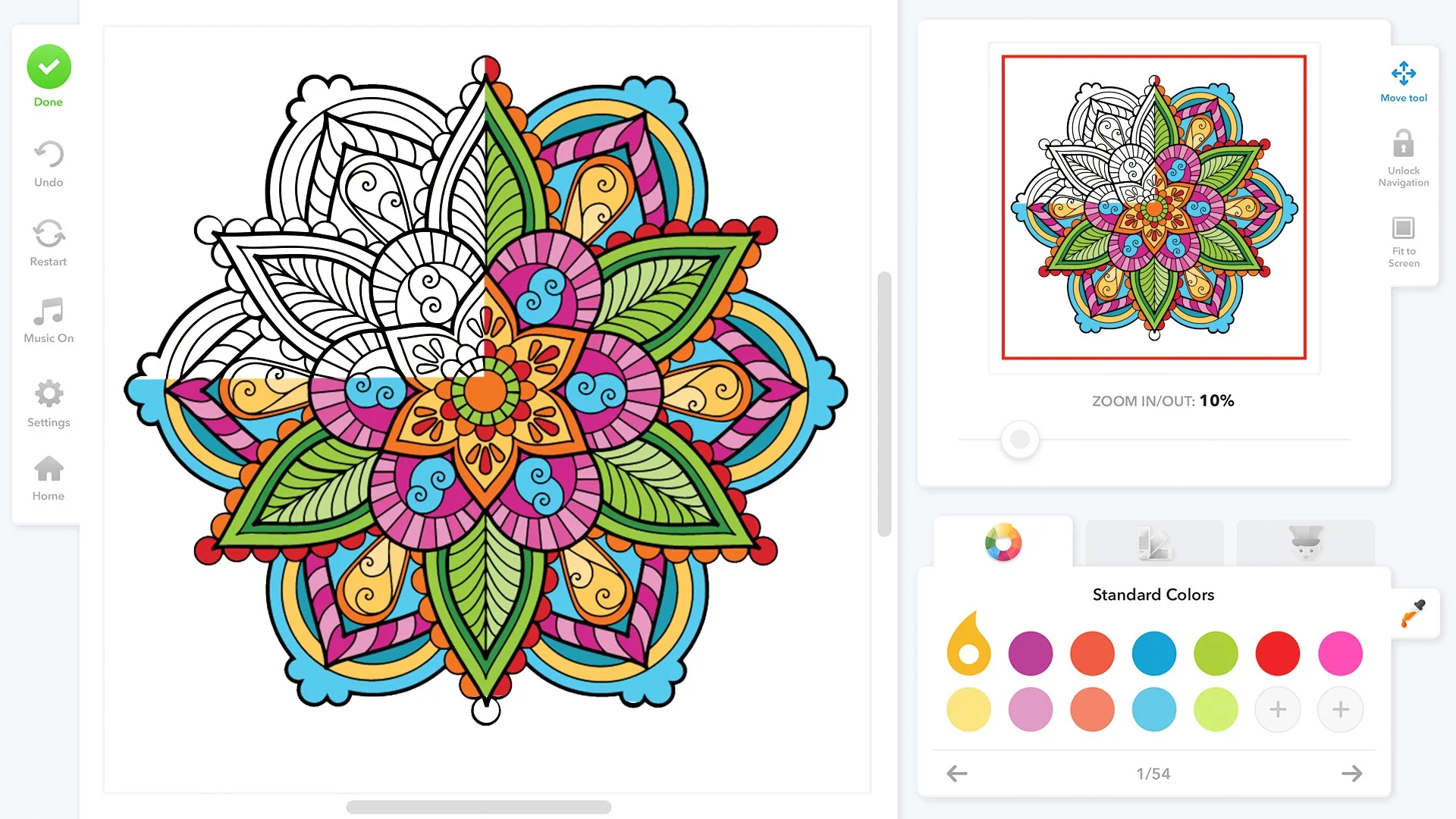 Epic Coloring Book for Adults screenshot 2