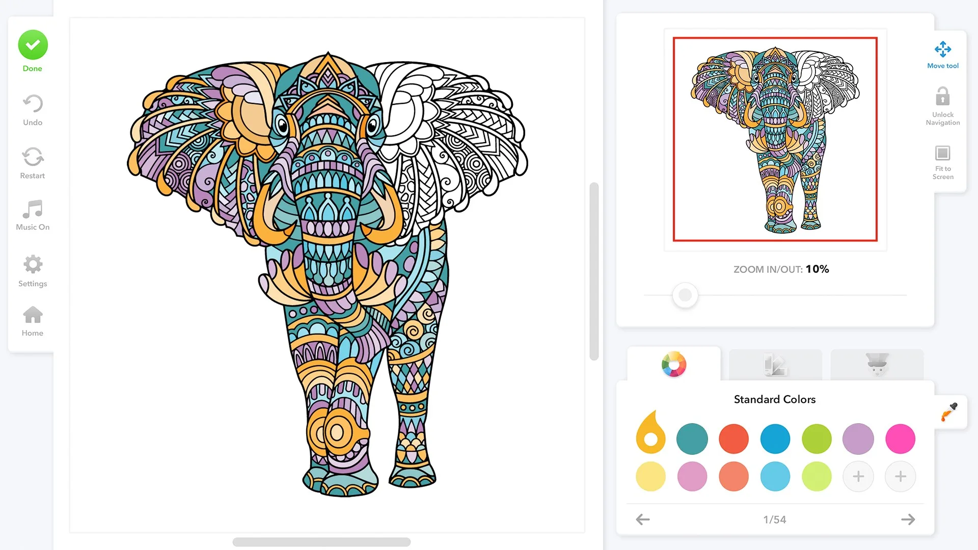 Epic Coloring Book for Adults screenshot 3