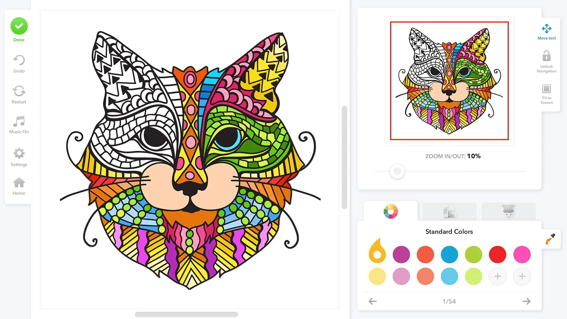Epic Coloring Book for Adults screenshot 4
