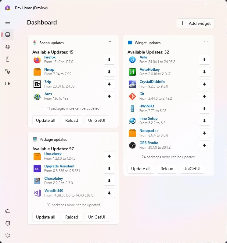 Widgets for UniGetUI screenshot 3