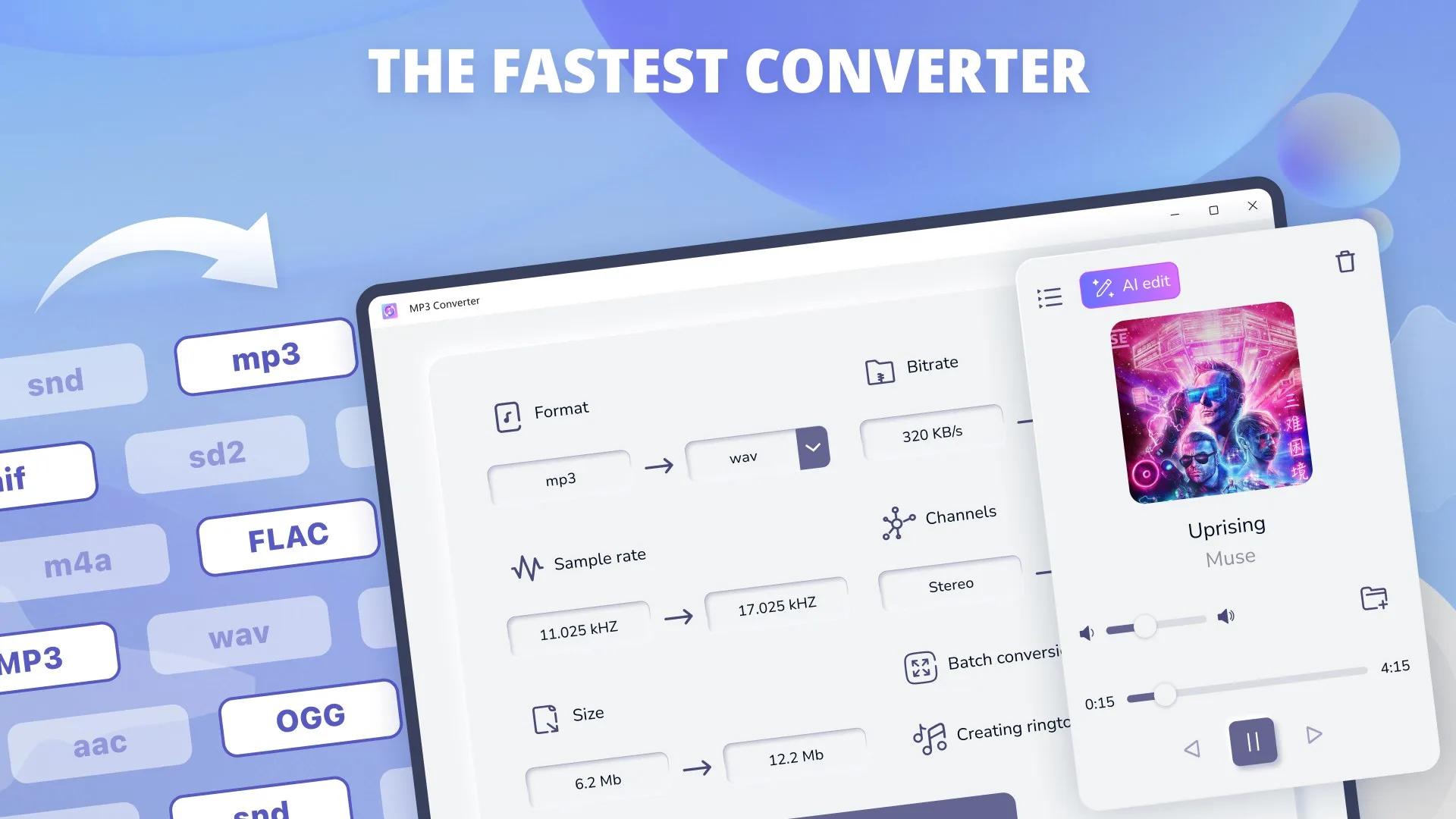MP3 Audio File Converter — Media Conversion Tool screenshot 1